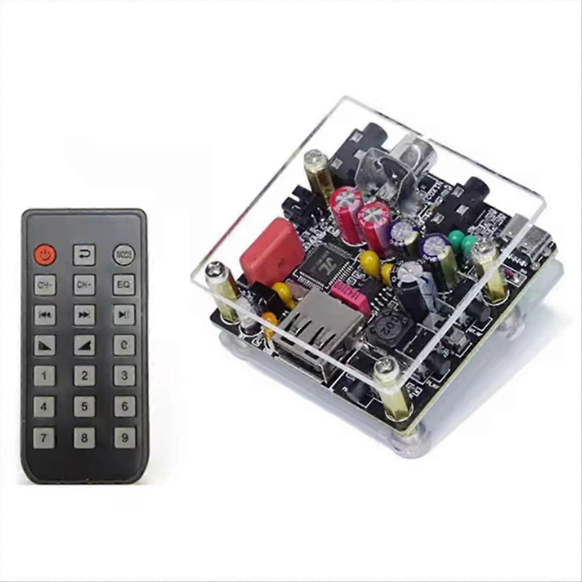Audio Decoder with TDA2822 + 6931 Dual Chips HIFI Bluetooth 5.3 USB Flash Drive Playback 24bit 48KH