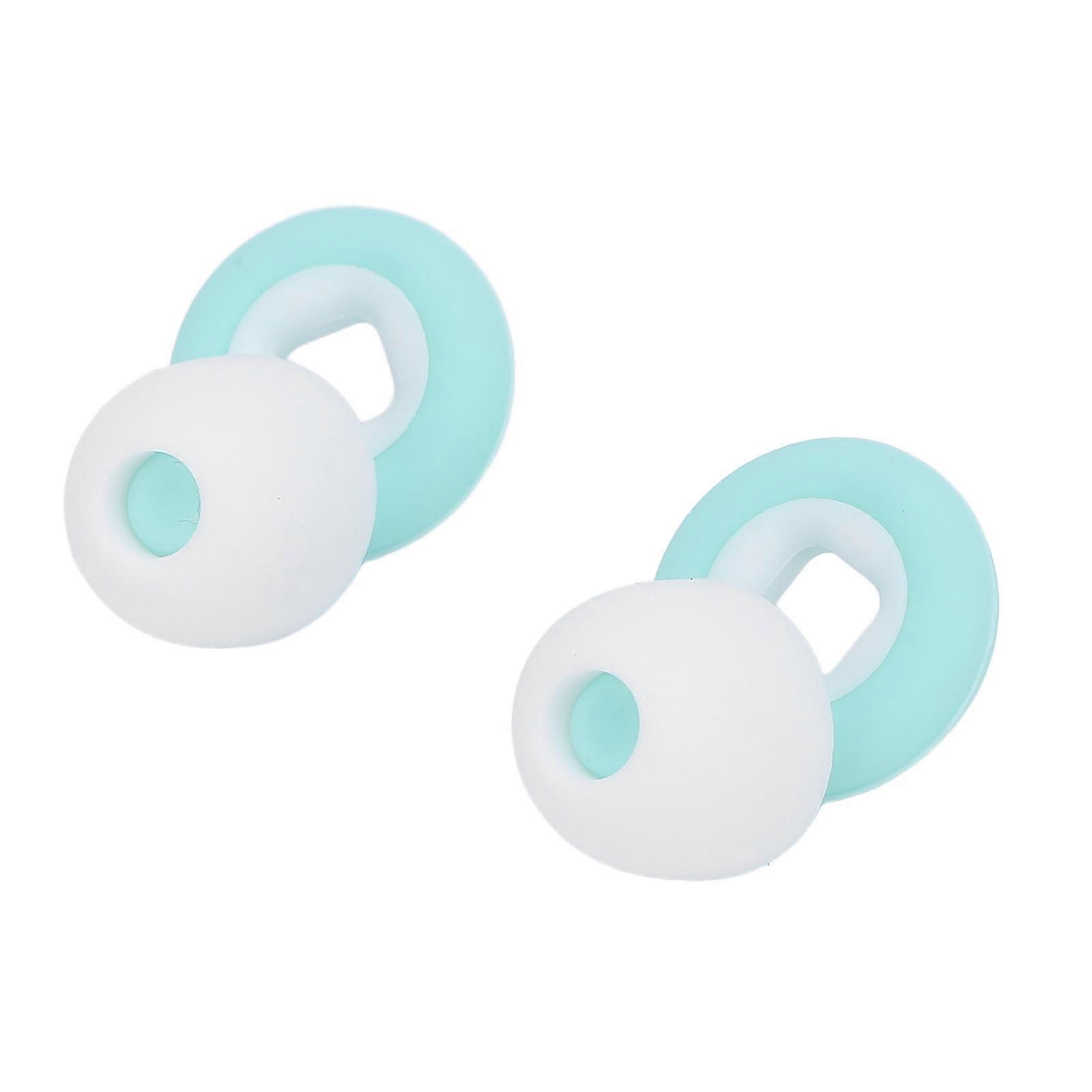 1 Pair Ear Plugs Silicone Noise Cancelling Earplugs with 2 Pair Replacement Tips for Sleeping 