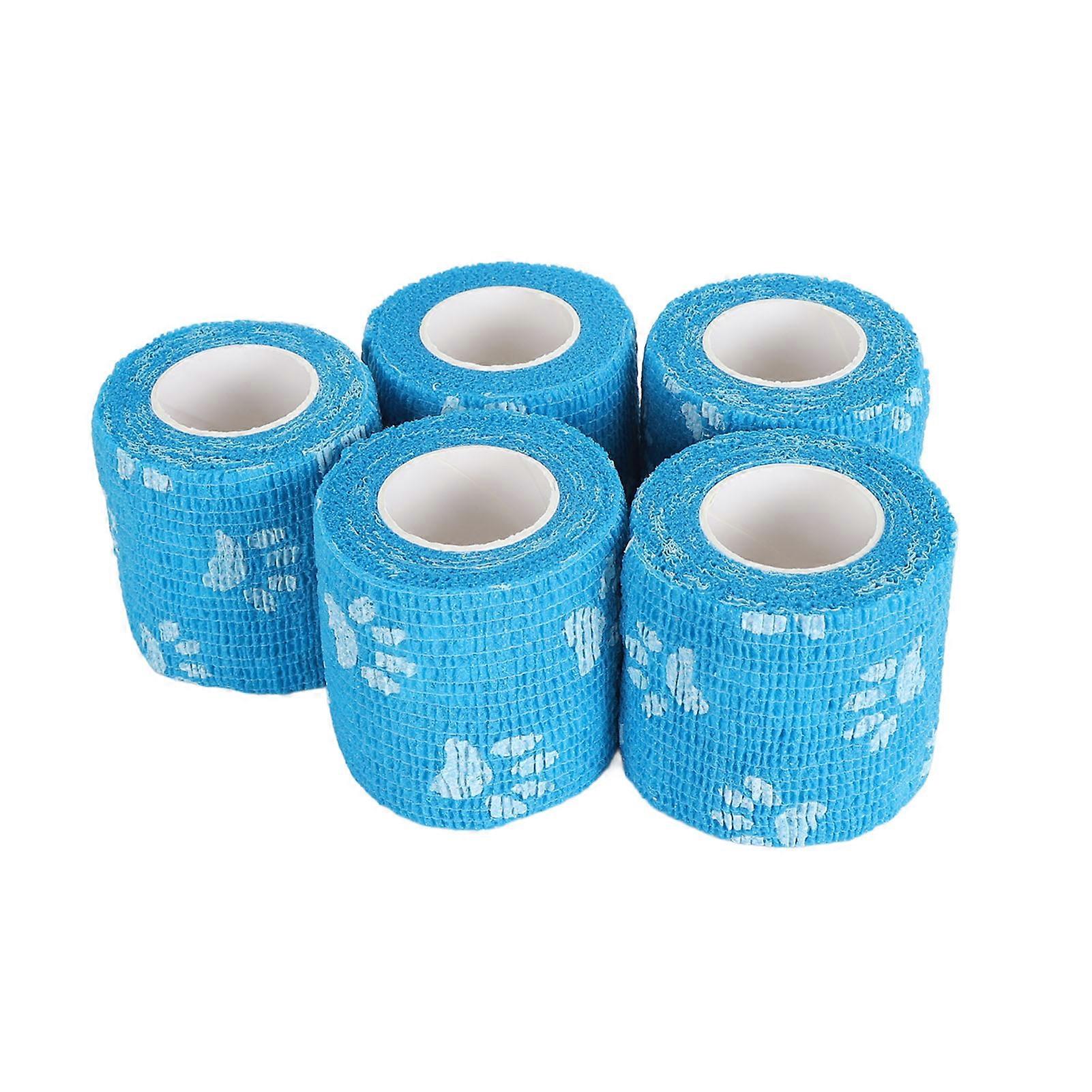 10Pcs Pen Machine Grip Tape 5cm Wide Paw Print Pattern Non Slip Self Adhesive Elastic Pen Machine Gun Wrap 