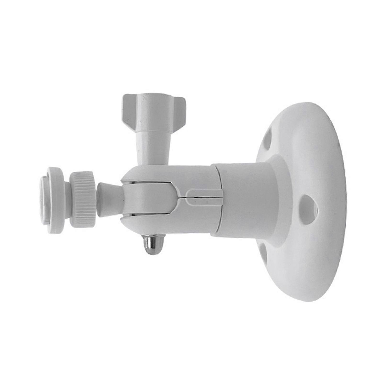 Waterproof Flexible 360 Degree Rotating Camera Mount Waterproof Wall Bracket for Multiple Security Cameras Quick Setup  White