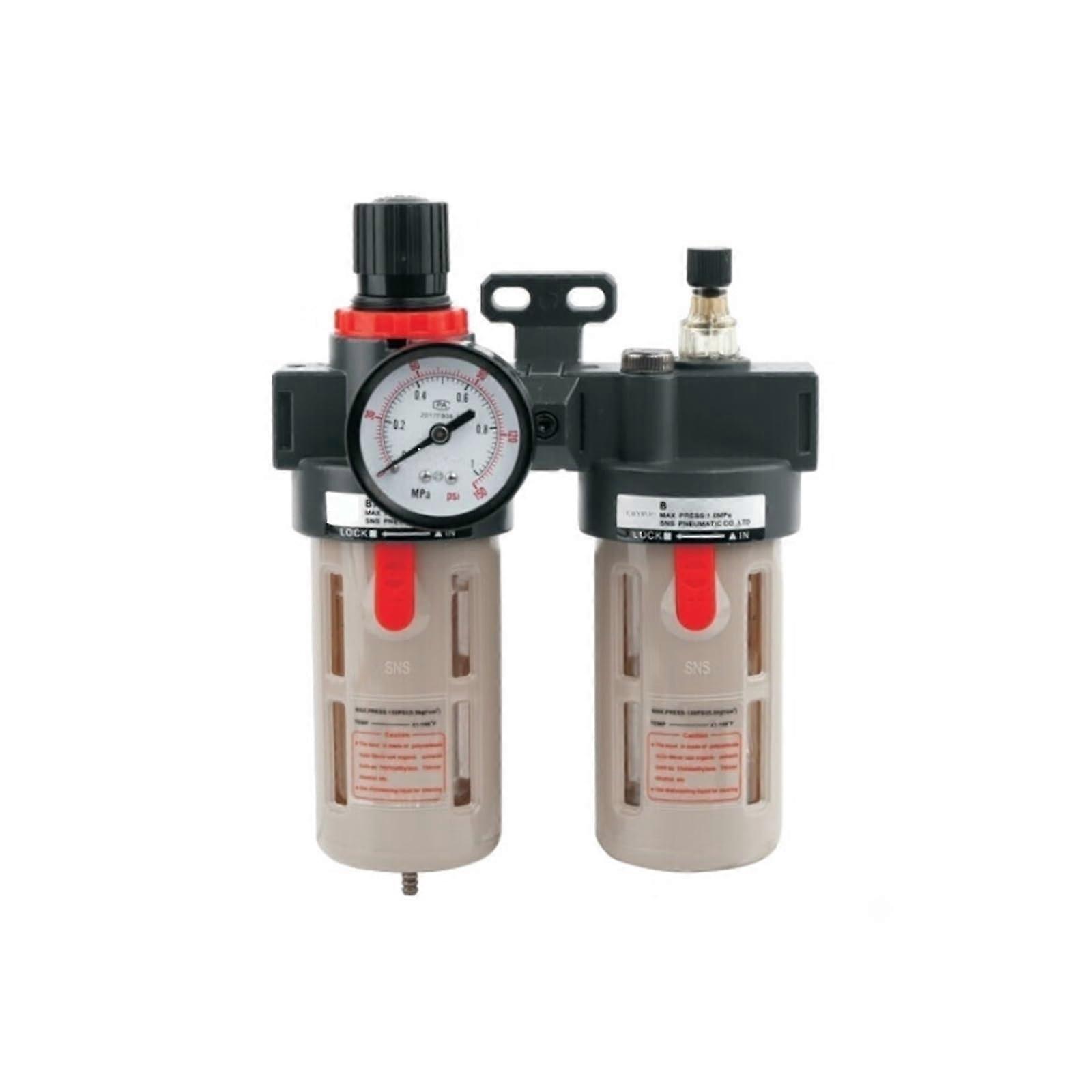 Pressure regulating filter combination (twopiece); TwoPiece Inline Filter Assembly For Plumbing Systems