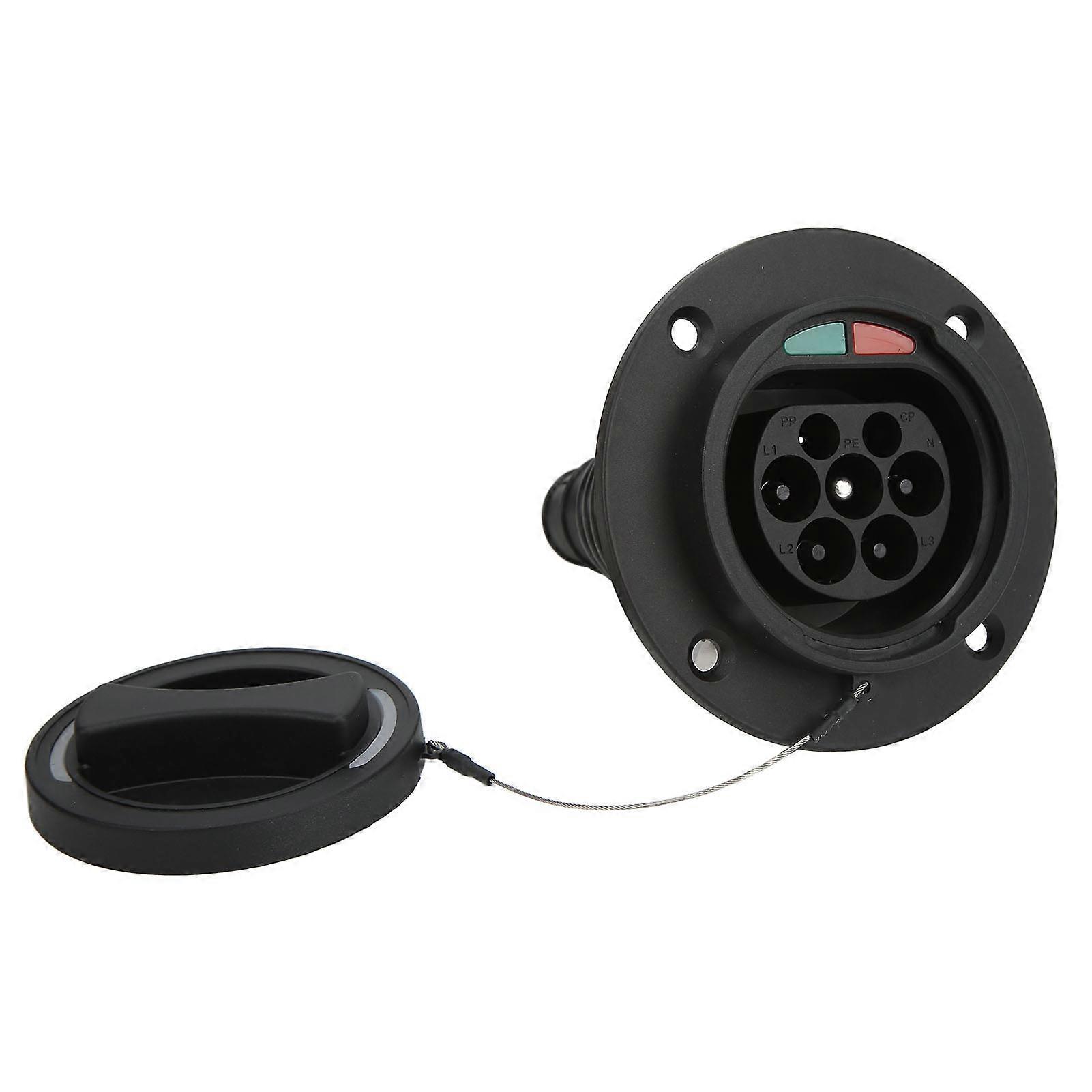 EV charger socket Type 2 three phase 480V 16A 32A IEC 62196-2