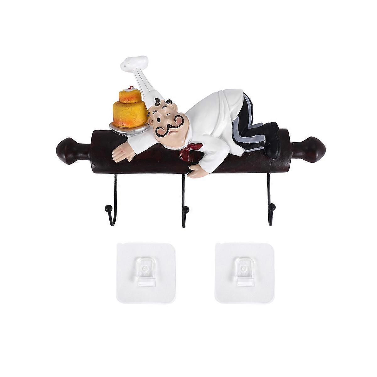 Wall Hanging Chef Doll Wall Hanging Rack Hook Hanger
