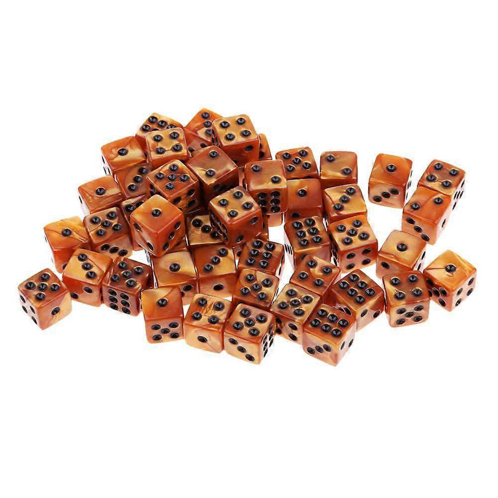 50pcs acrylic six sided dice 12mm d6 dice for d u0026 dd