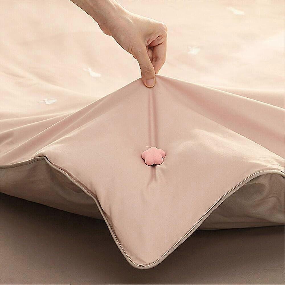 16 Duvet Fixers Pink Multi Purpose Mattress Holders Strong Design For Securing Bedding