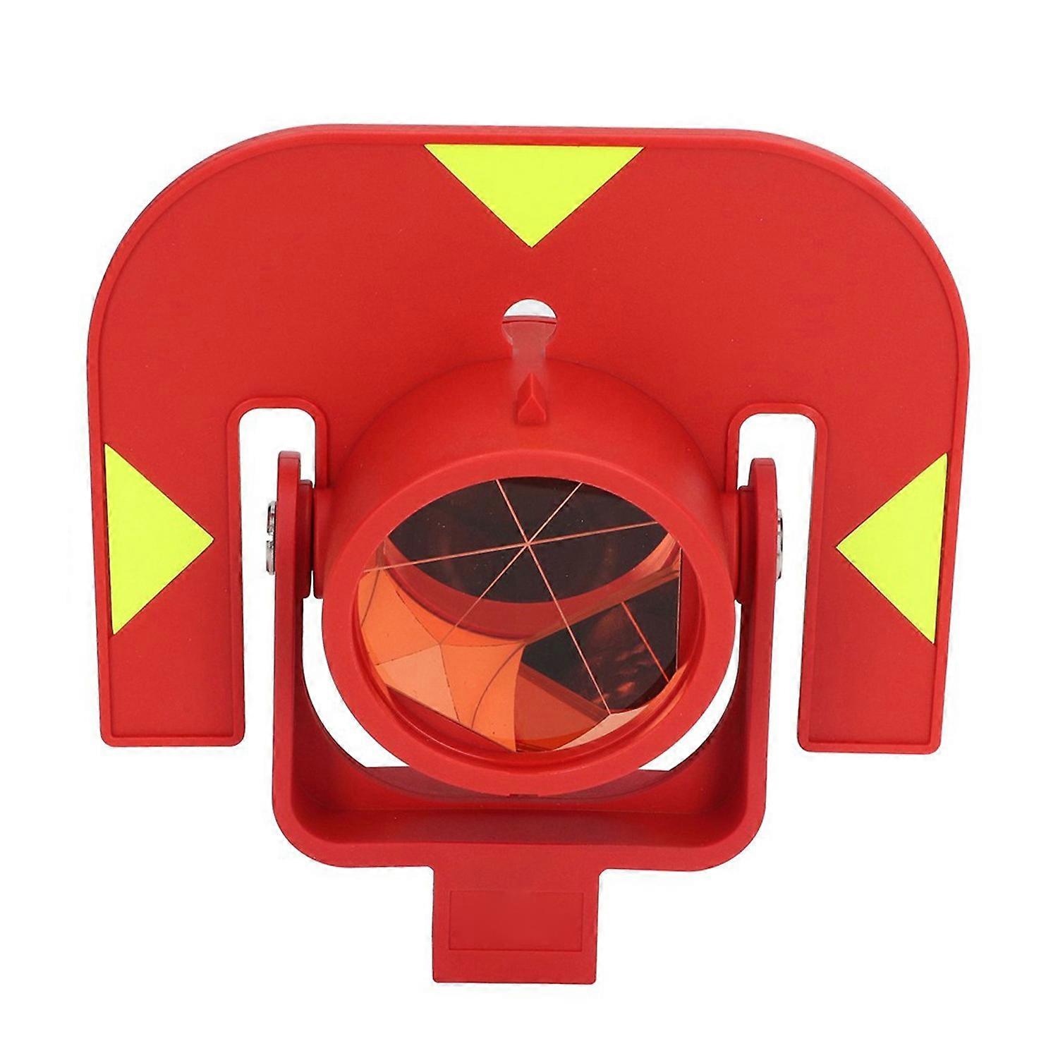 Total Station Single Prism K9 Optical Glass High Precise Total Station Measuring Replacement Red Sin