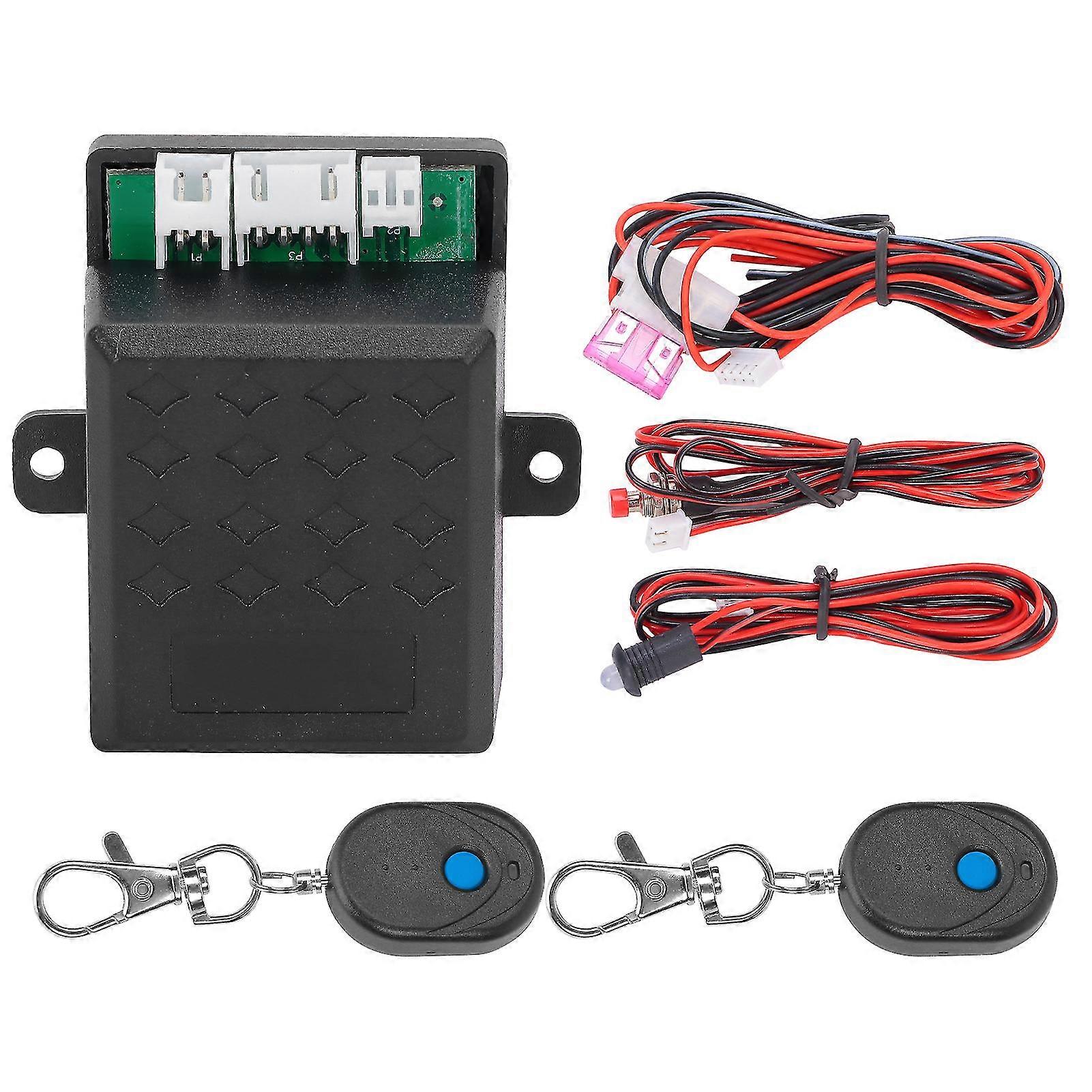 Intelligent Car Engine Immobilizer System Remote Control Anti Theft Anti Hijack Security Alarm Kit