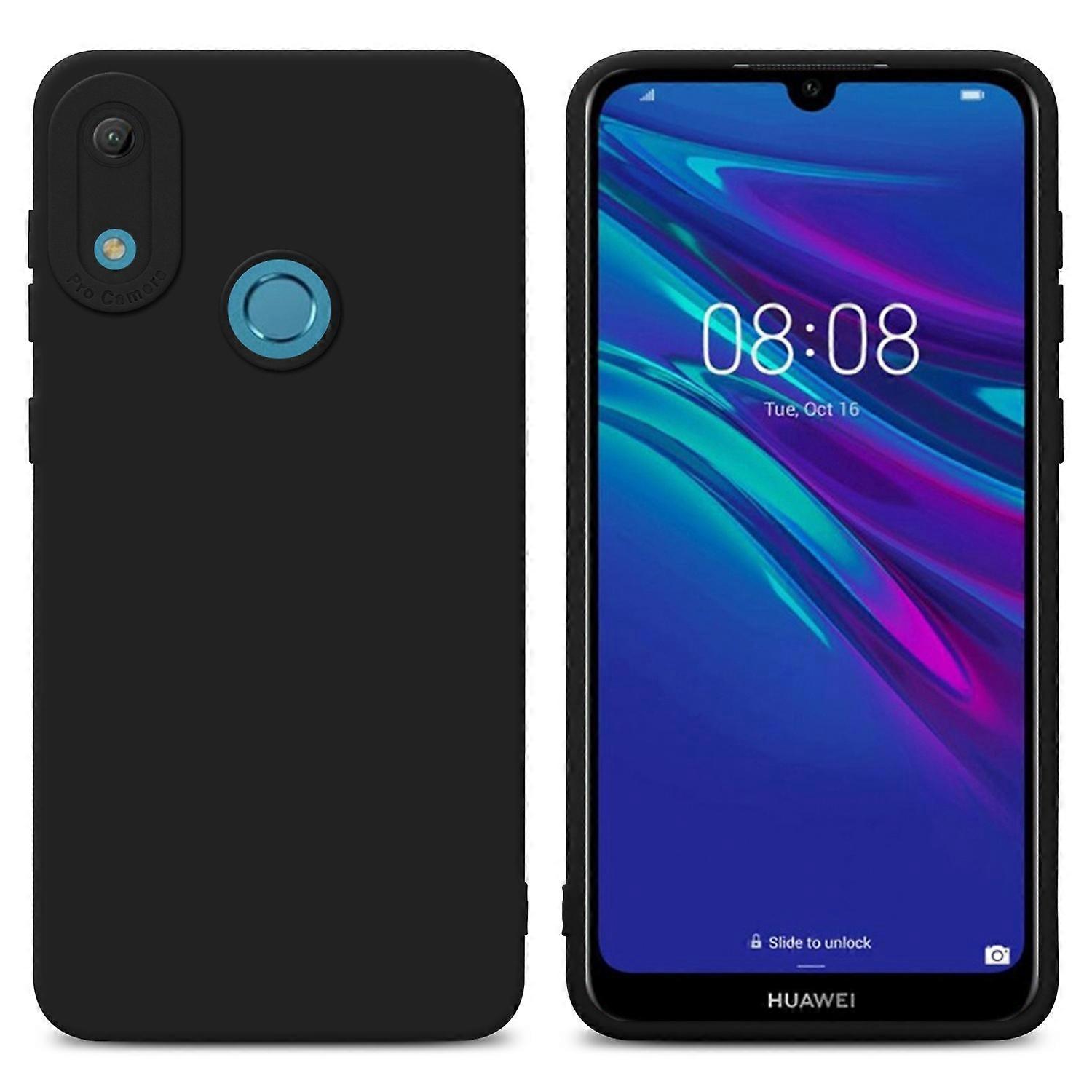 Huawei Y6 2019 Θήκη TPU Προστατευτική Θήκη - Ματ με Προστατευτικό Κάμερας