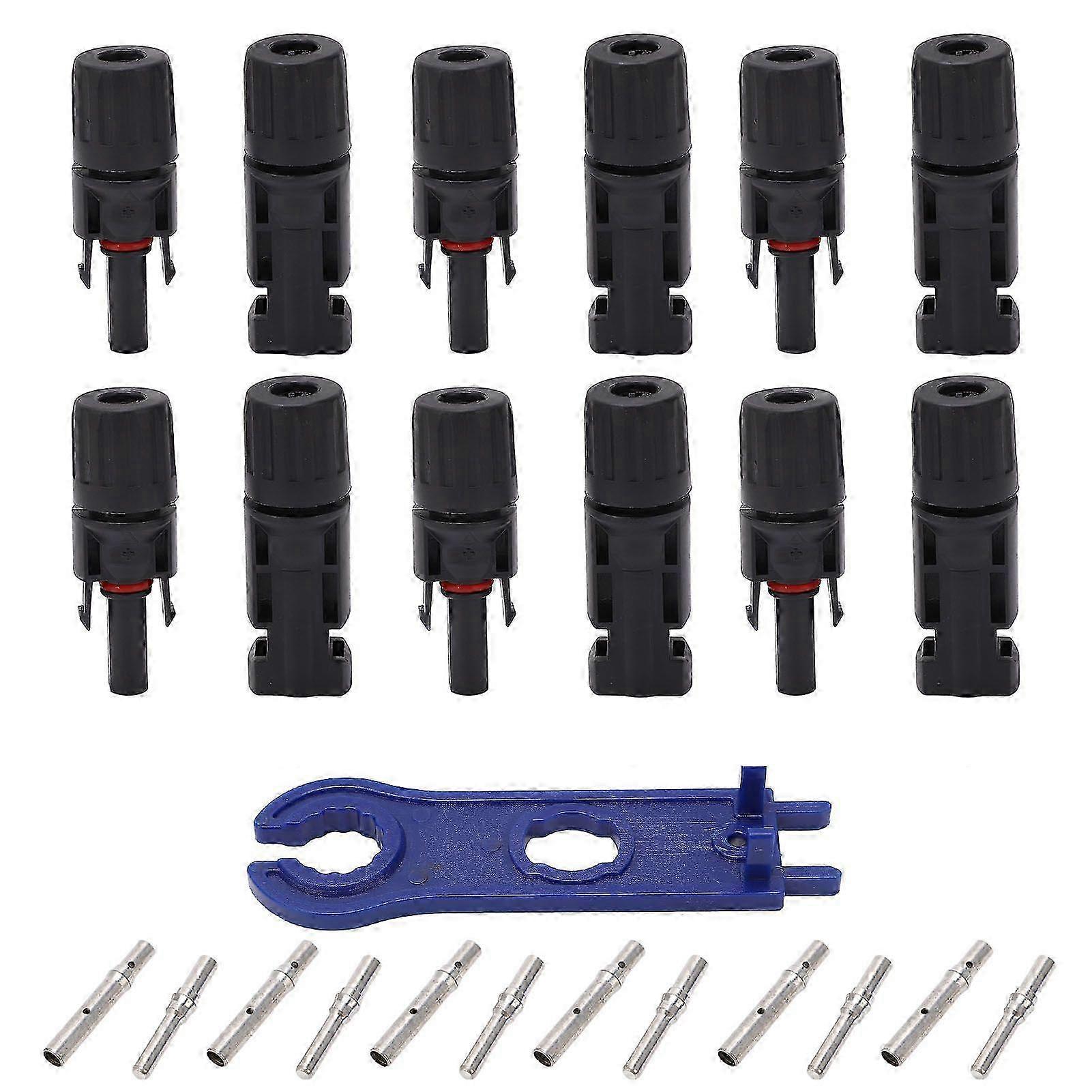 High quality 12-piece set mc4 solar photovoltaic connector with connector