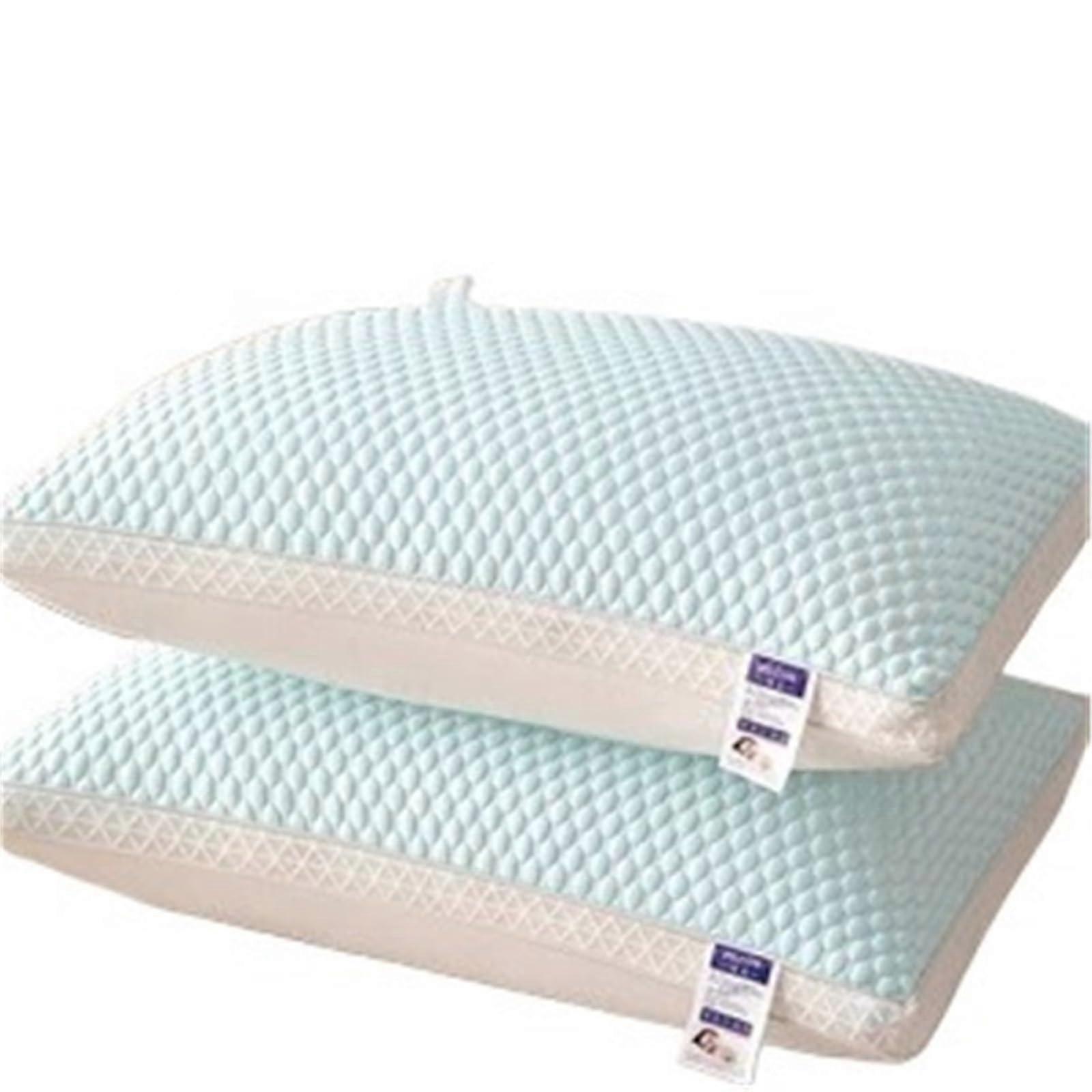 Silicone Pillow Ice Silk Summer Breathability Neck Protection Cooling Core Family Pair Set Dormitory Color 2 700g