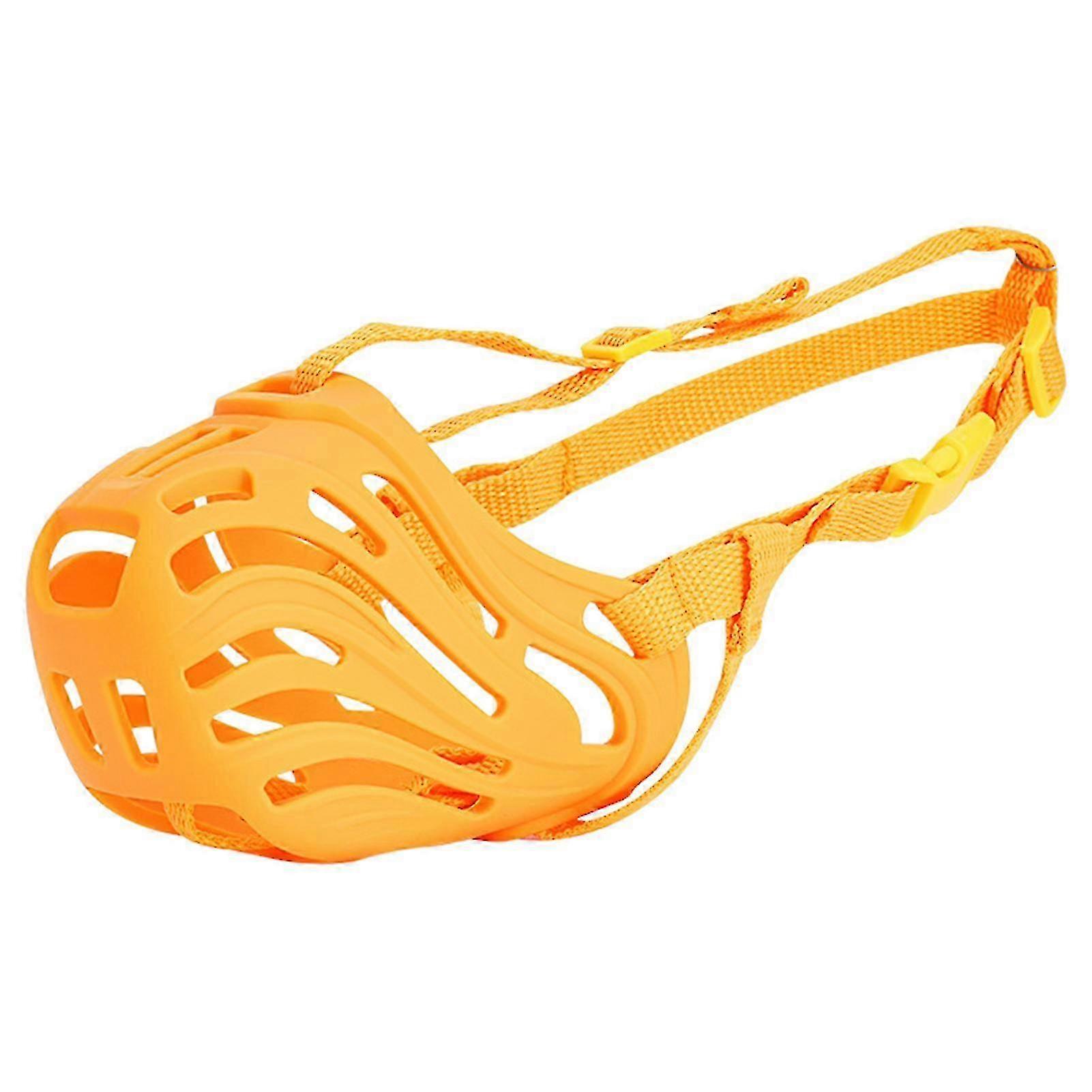Silicone Dog Muzzle with Adjustable Strap Wear-resistant Portable Prevent Bite Pet Muzzle