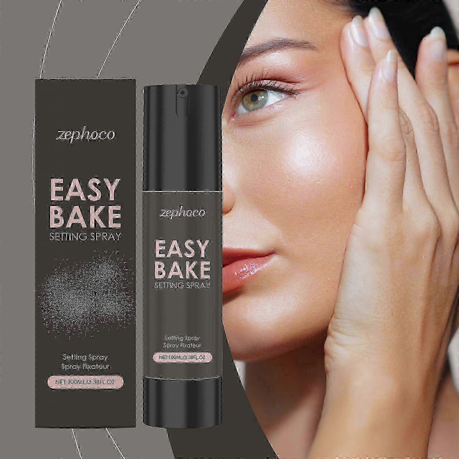 Easy Bake Setting Spray, Makeup Setting Spray Multi-Effect Moisture Setting Spray Lasting Light And Easy To Remove Makeup Setting Spray