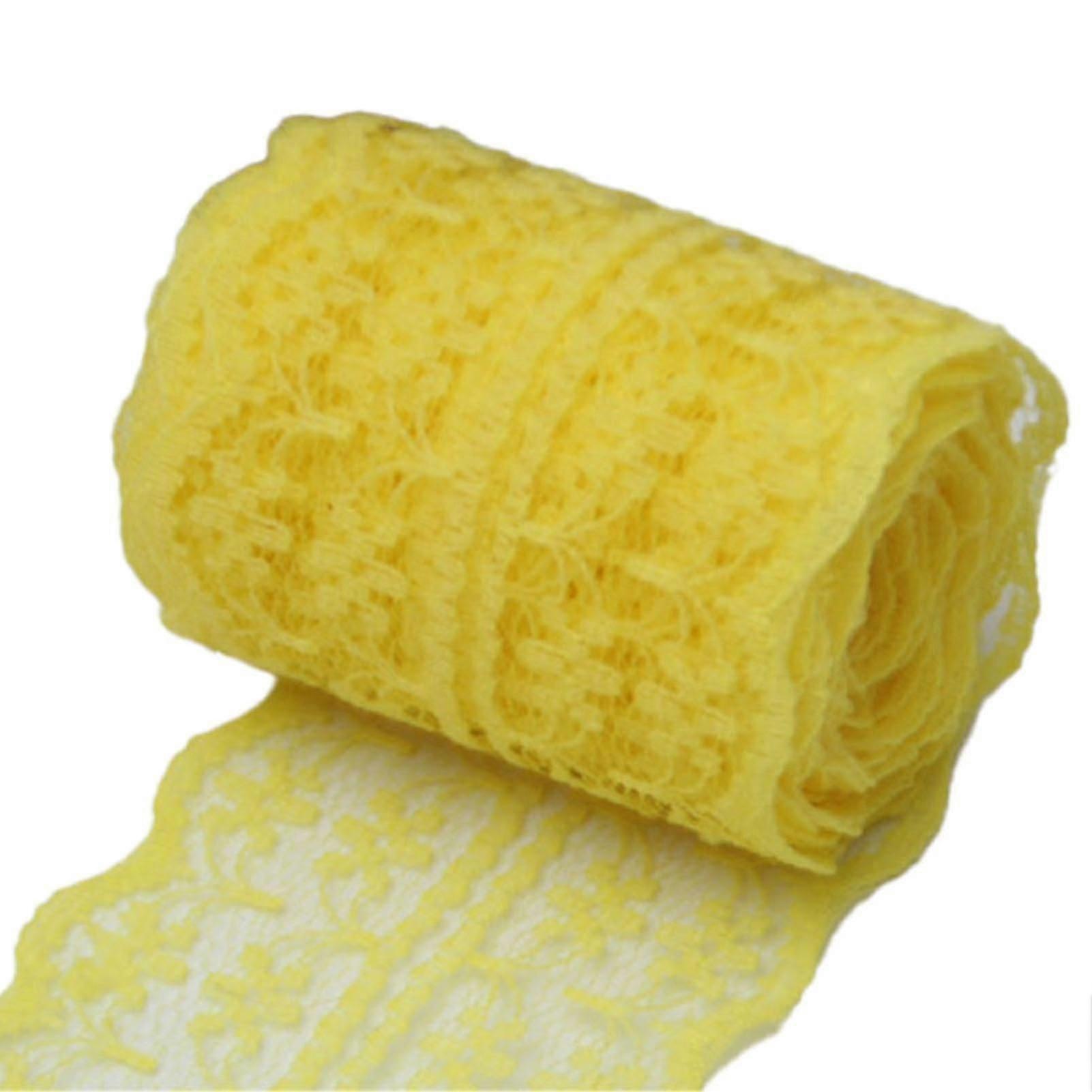 10m krajková stuha roll 4,5cm široká neelastická barevná krajka diy výšivka dekorace pro šití