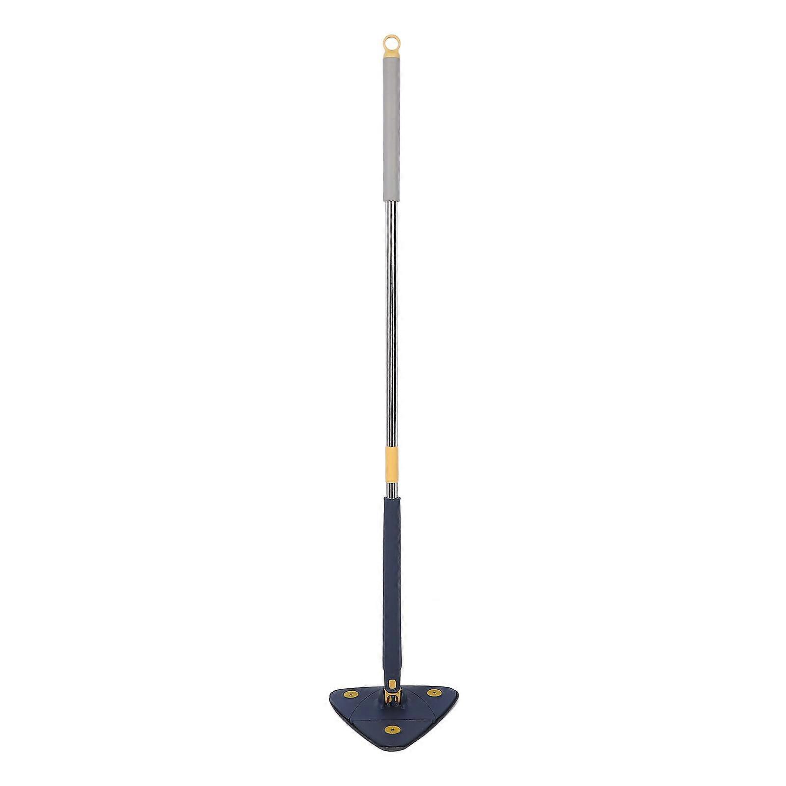 Long Handle Cleaning Mop Automatic Water Squeezing 360 Degree Rotatable Telescopic Triangular Mop