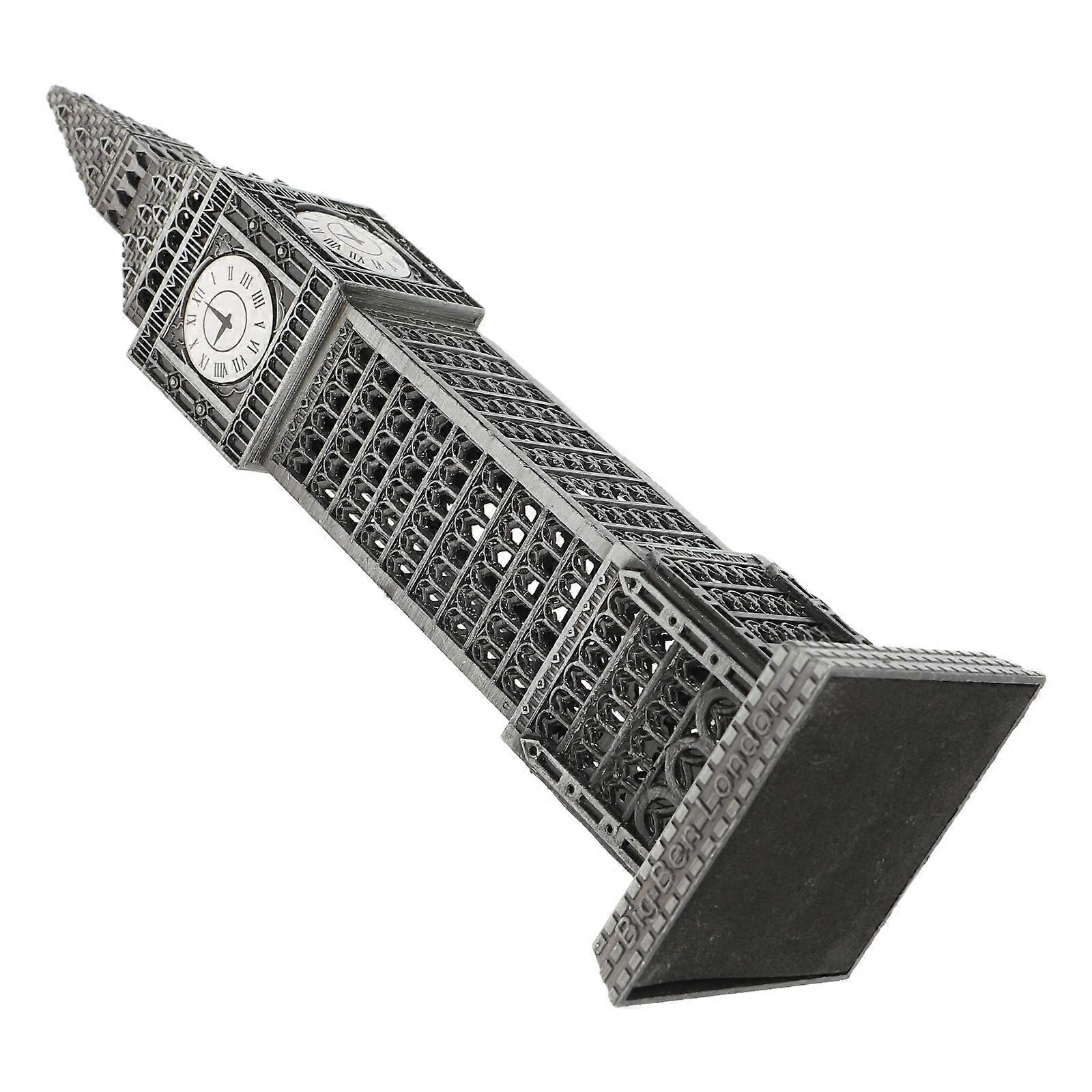 British Landmark Model Table Clock Tower for Home Decoration Metal