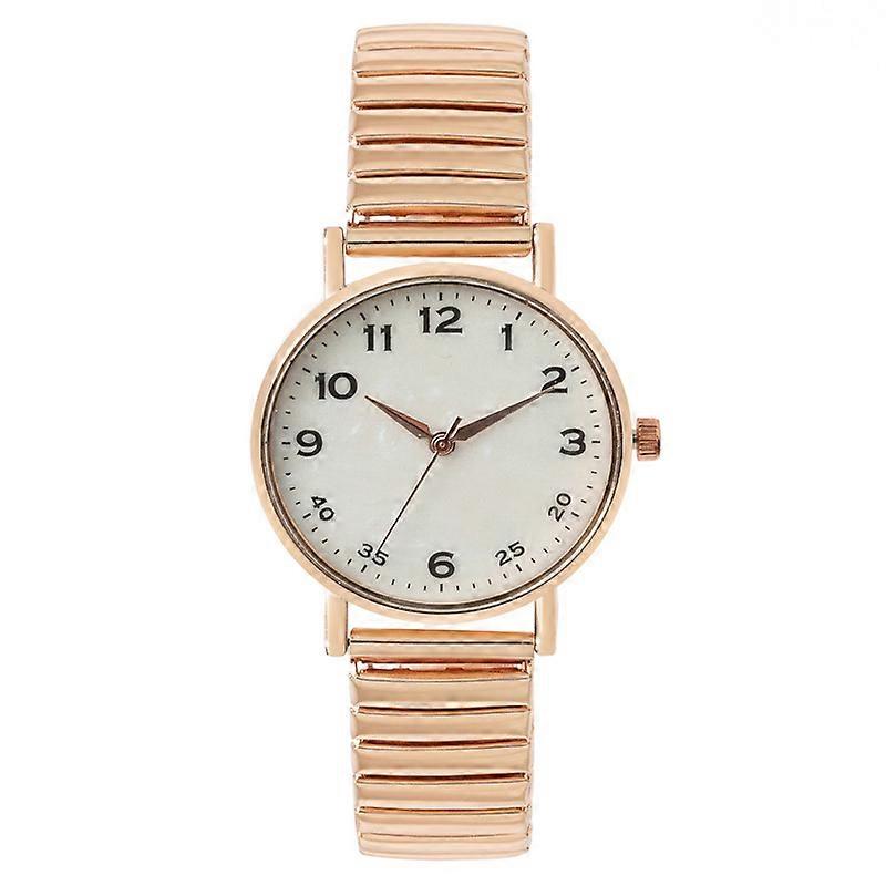 Fashion Digital Shell Face Women's Watch With Elastic Strap  Quartz Watch