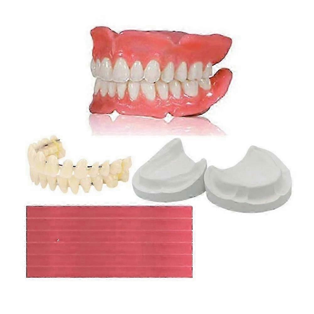 Advanced DIY Denture Kit: Replace or Repair Full & Partial Teeth - Solutions for Missing Teeth