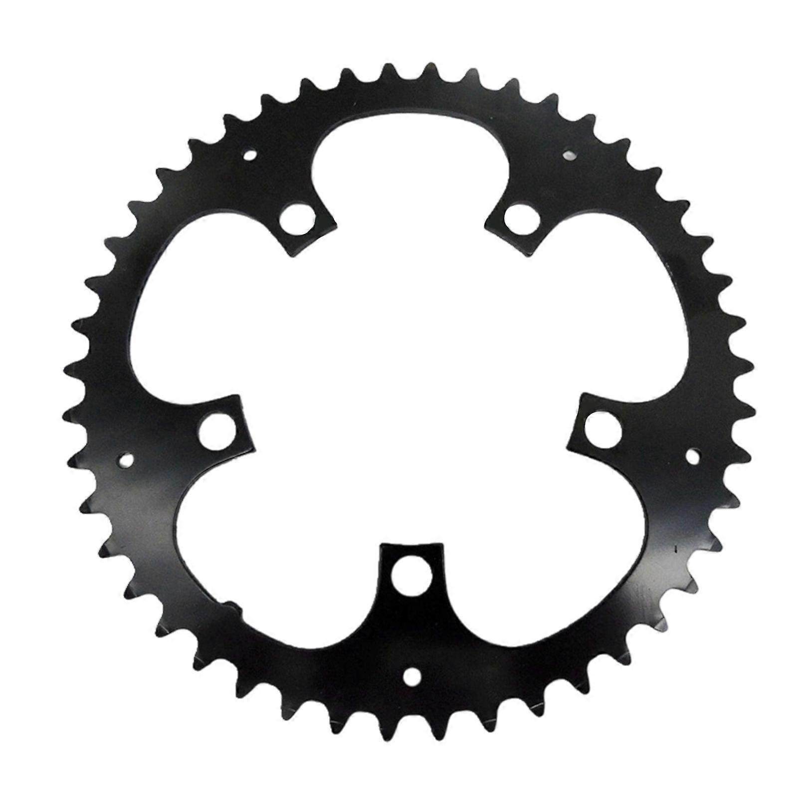 Accuracy Engineered 46T Cycle Chainring Tall Execution Mixture Building Ensures Consistent Shifting On Challenging Terrains Multicolor
