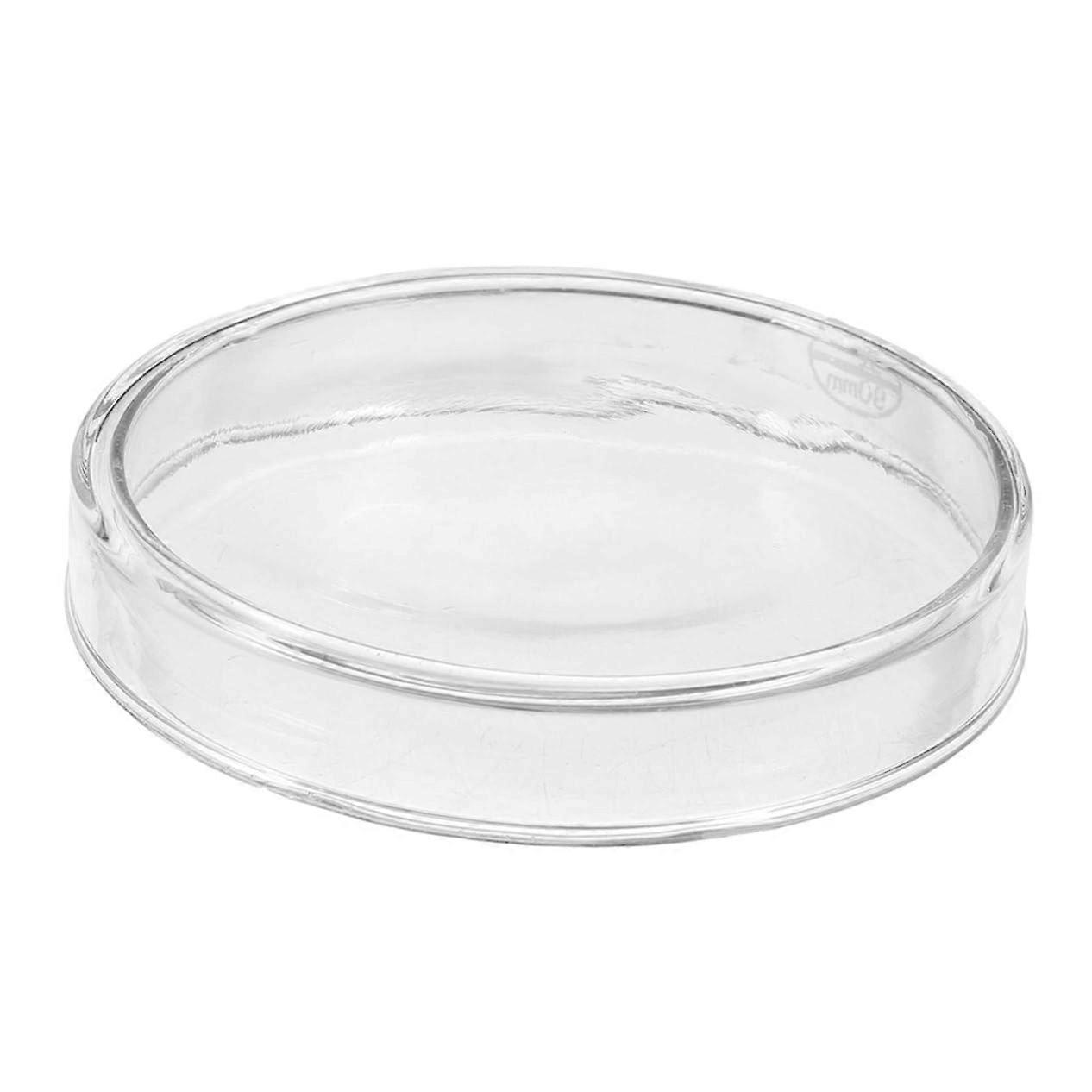 Thickened Glass Petri Dish with Clear Lid for Cell Culture and Laboratory Experiments