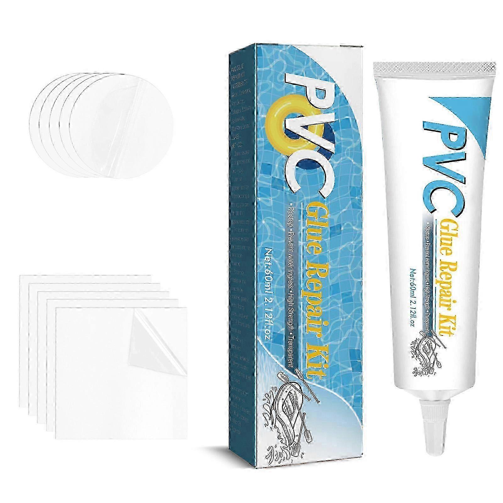 Pool PVC Inflatable Glue Repair Kit Instant Repairing Glue and Patches for Pool Inflatable Items