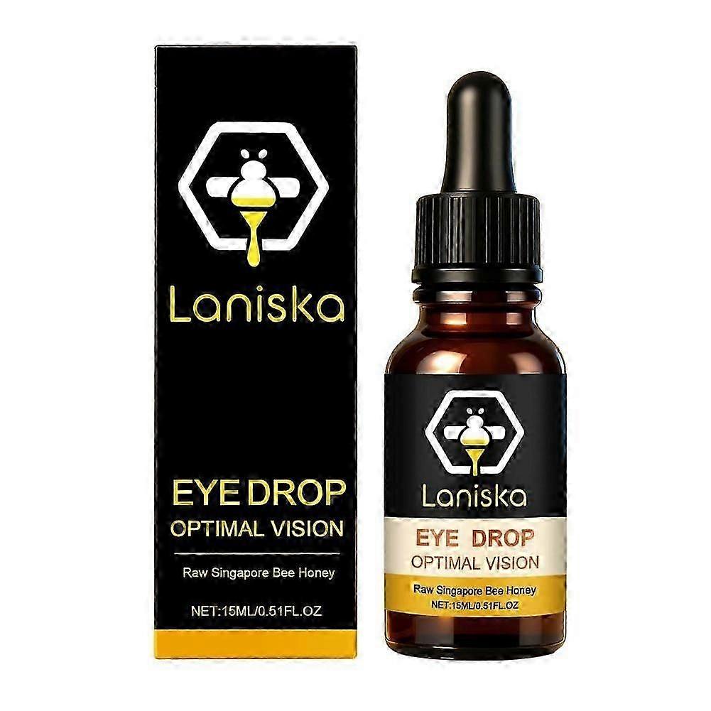 15ml Natural Honey Eye Drops for Dryness Relief Soothe Redness and Irritation Portable Bottle