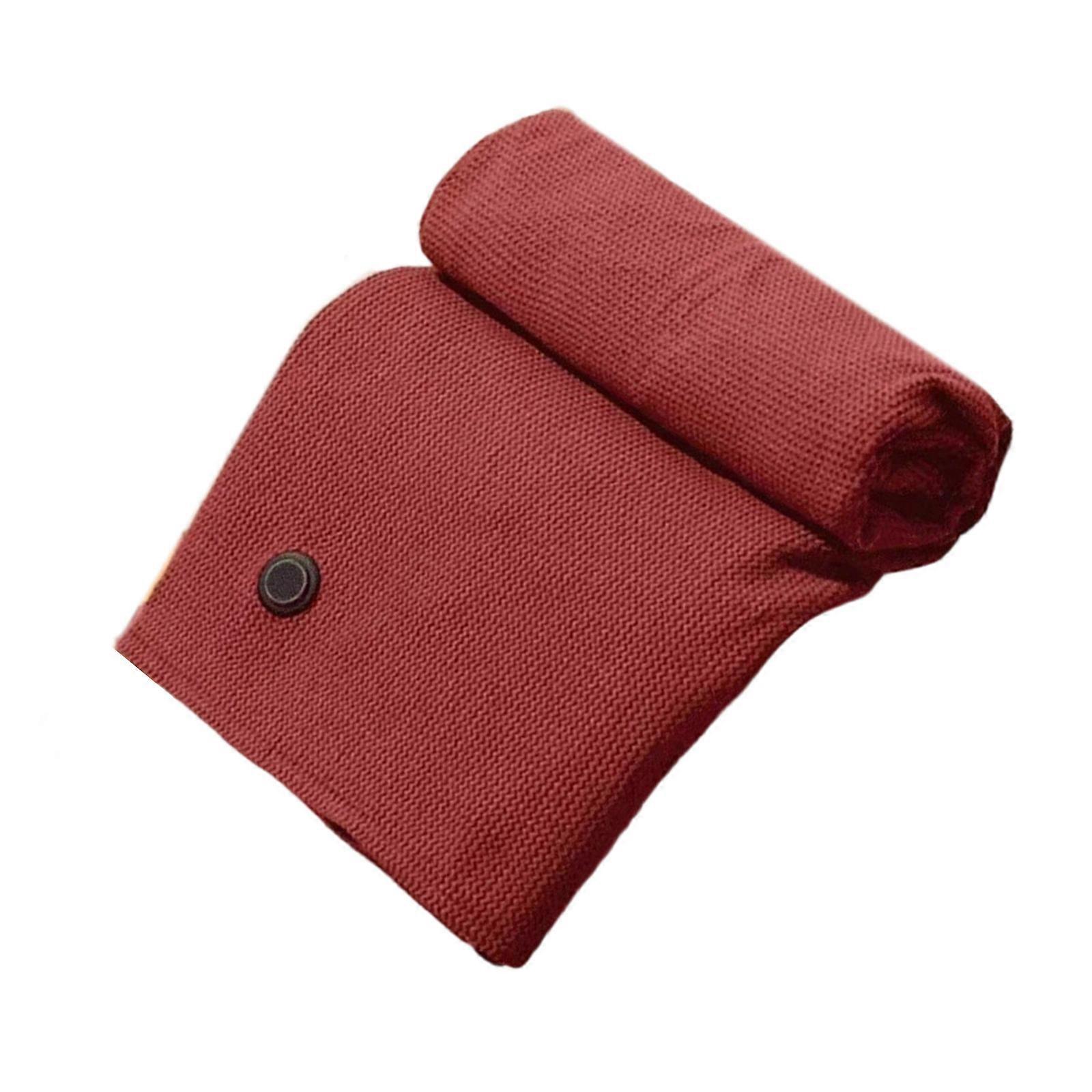 USB Heated Wrap Blanket Double Use 3 Temperature Wrap Warmth Distribution For Rest  Burgundy
