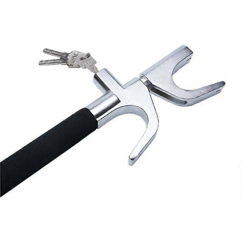 Universal Car Steering Wheel Lock with Safety Hammer - Anti-Theft, Extendable, Multi-Functional