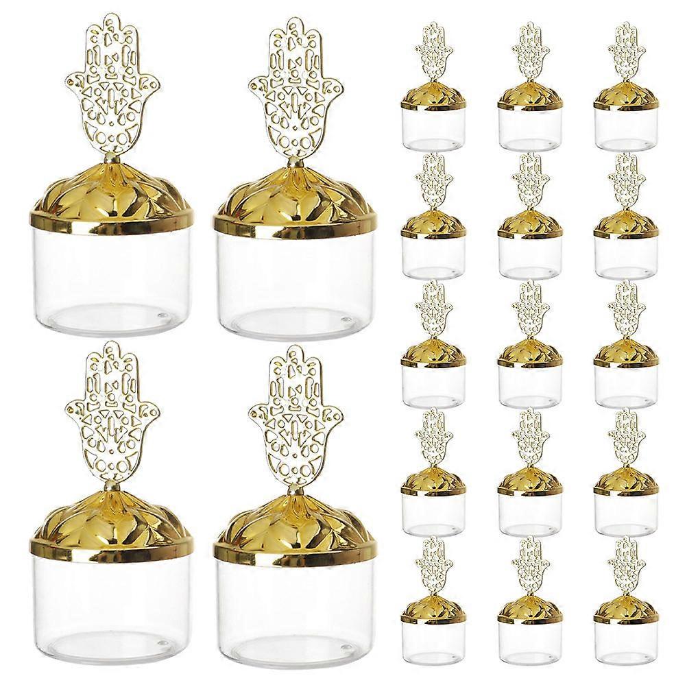 Decorative Favor Boxes Clear Plastic Candy Boxes for Storage 24Pcs