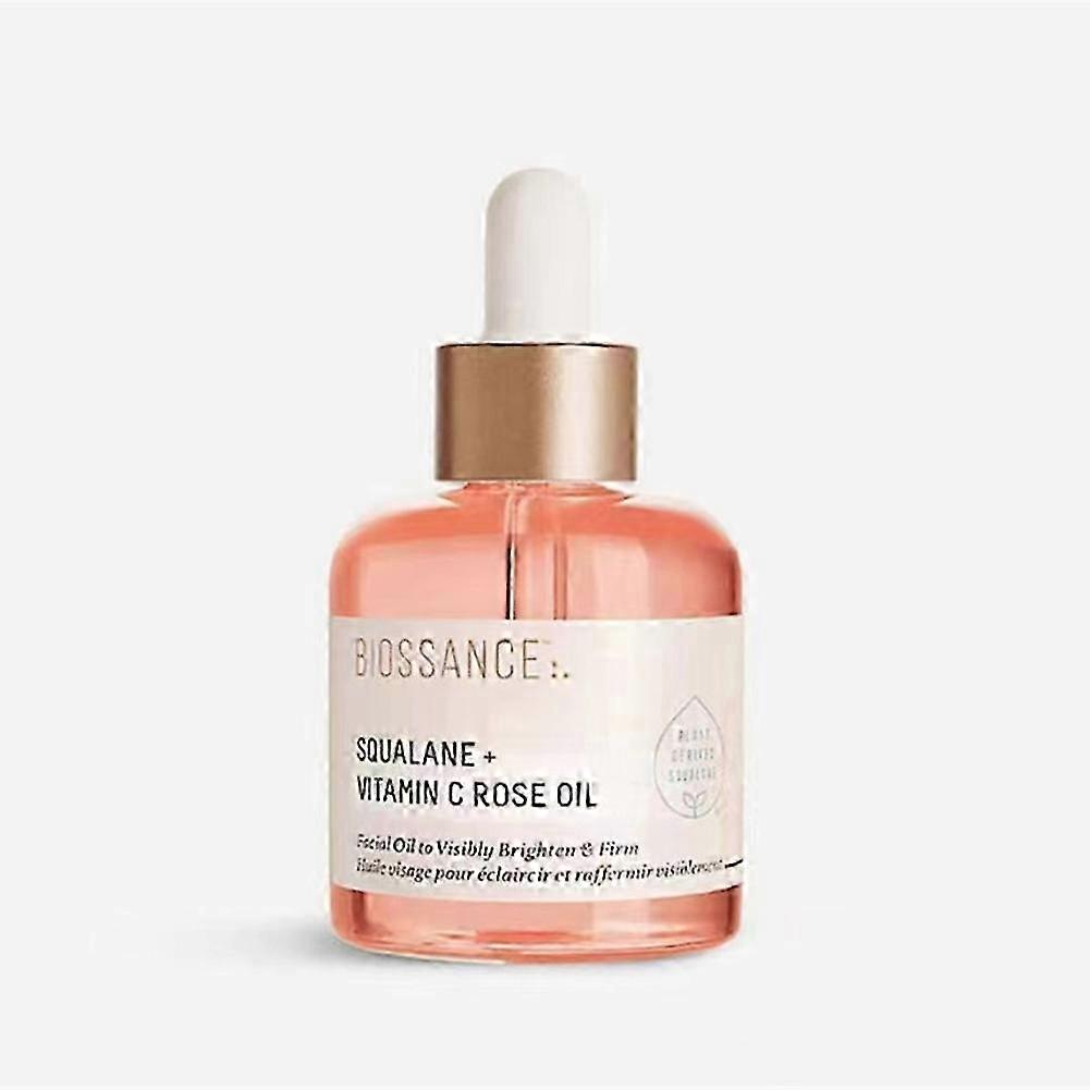 Biossance Squalane, Vitamin C, Rose Oil Blend 30ml for Skincare Enriching Routine