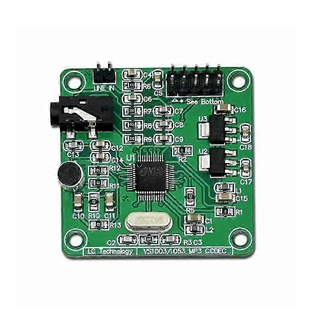 VS1053 Audio Module MP3 Player Audio Decoding Development Board (Builtin Recording Function)