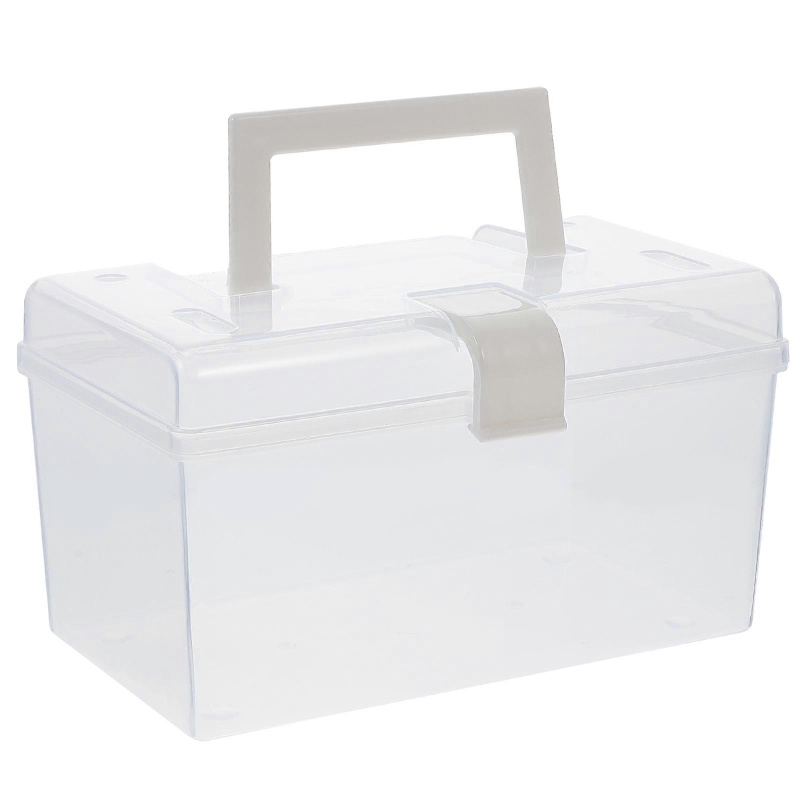 Face Mask Box Portable Mask Storage Box for Dustproof Storage 1Pcs