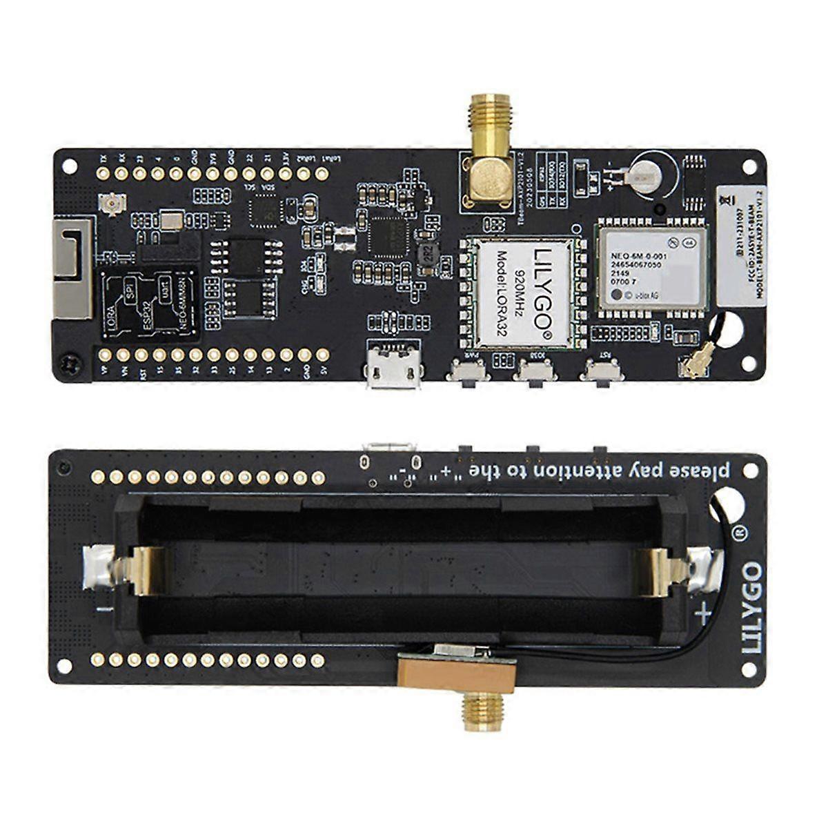 Meshtastic T-Beam V1.2 LoRa Module ESP32 GPS NEO-6M WiFi Bluetooth Wireless Module 923MHz
