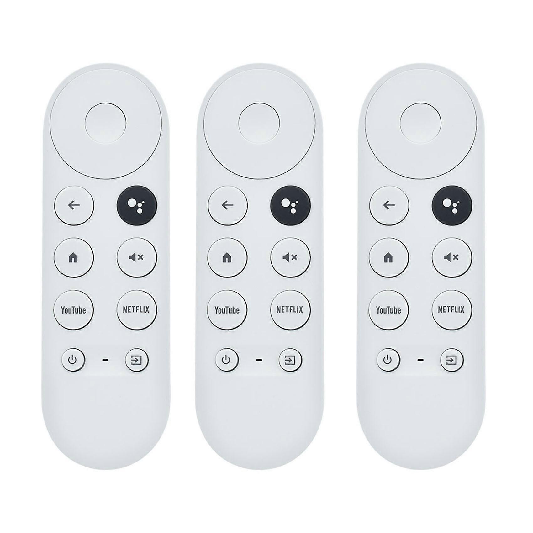 3X Replacement Remote Control for 2020 Google 4K Snow G9N9N Bluetooth Voice TV Remote Control