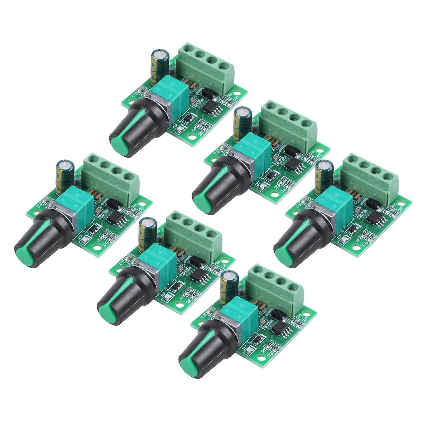 6X 1.8V 3V 5V 6V 7.2V 12V 2A 30W DC Motor Speed Controller (PWM) 1803BK Adjustable Driver Switch