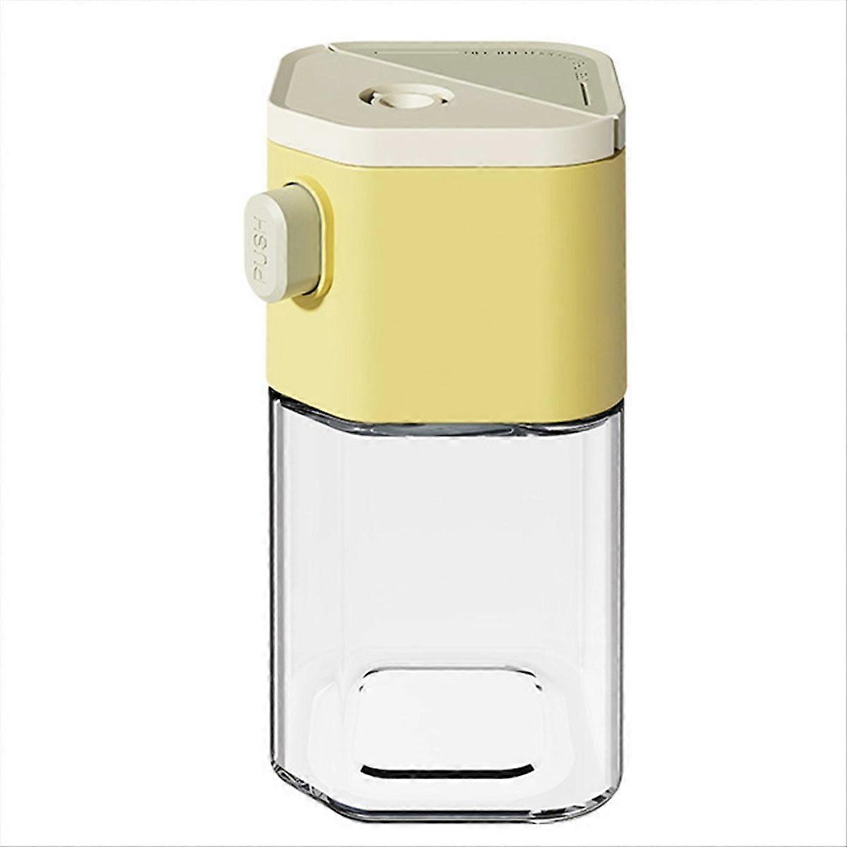 Refillable Pepper Shaker Kitchen Spice Bottle Grill Spice Jar Yellow