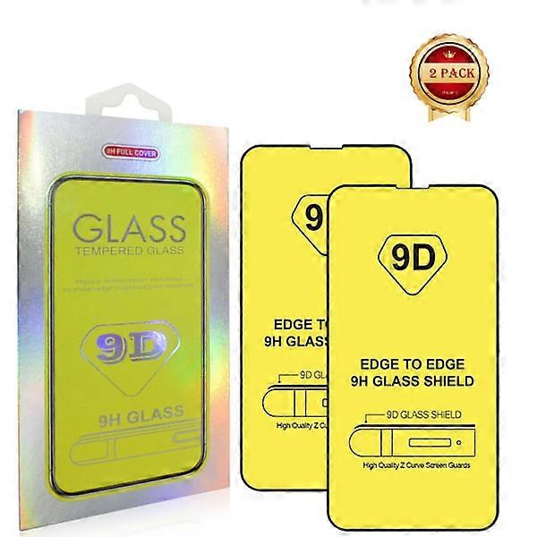 2-PACK- compatible with iPhone 16 PLUS Screen Protector - 9D Tempered Glass