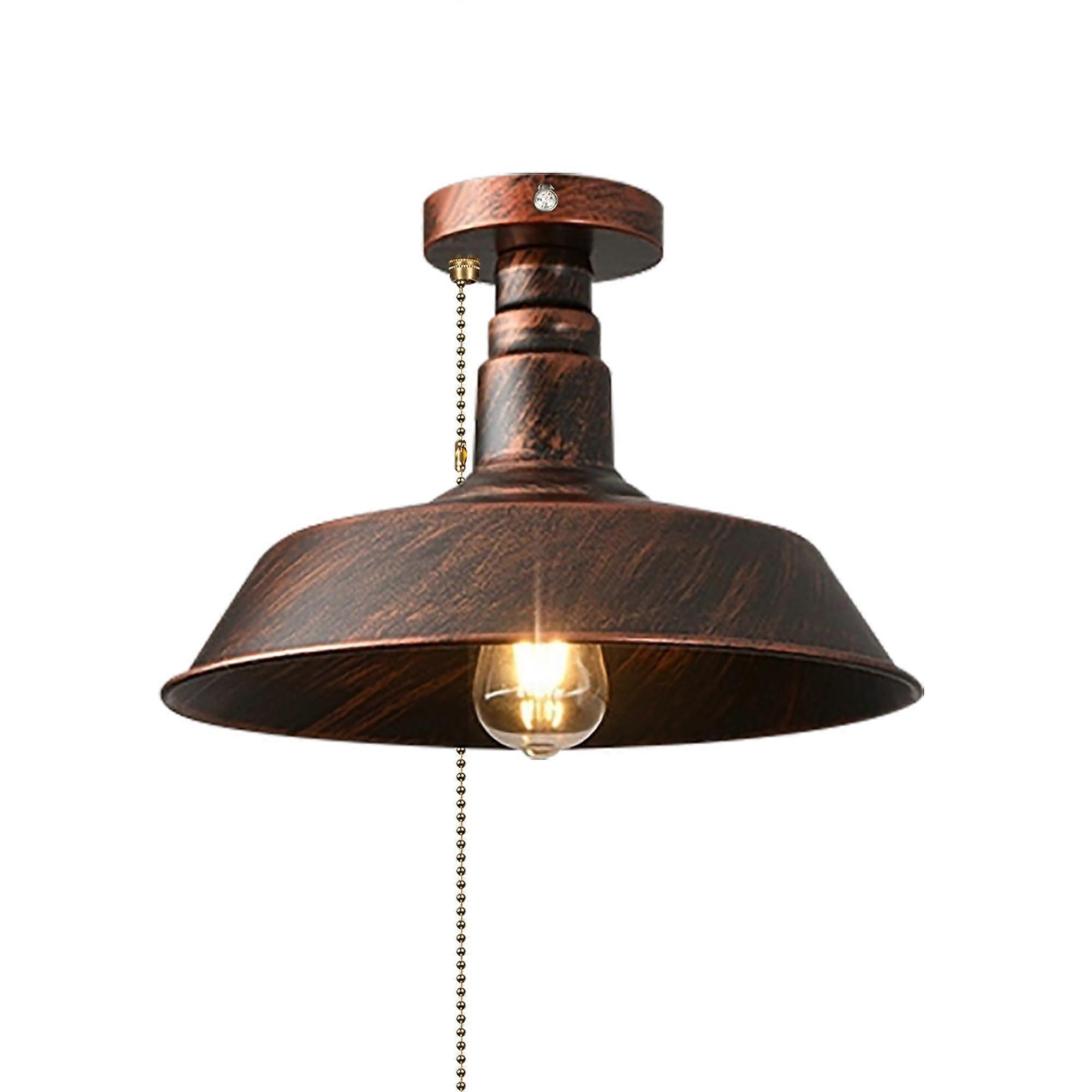 RV Wall Light 12V with Builtin Zipper Switch, Industrial Farmhouse Metal Sconce for Camper and Home