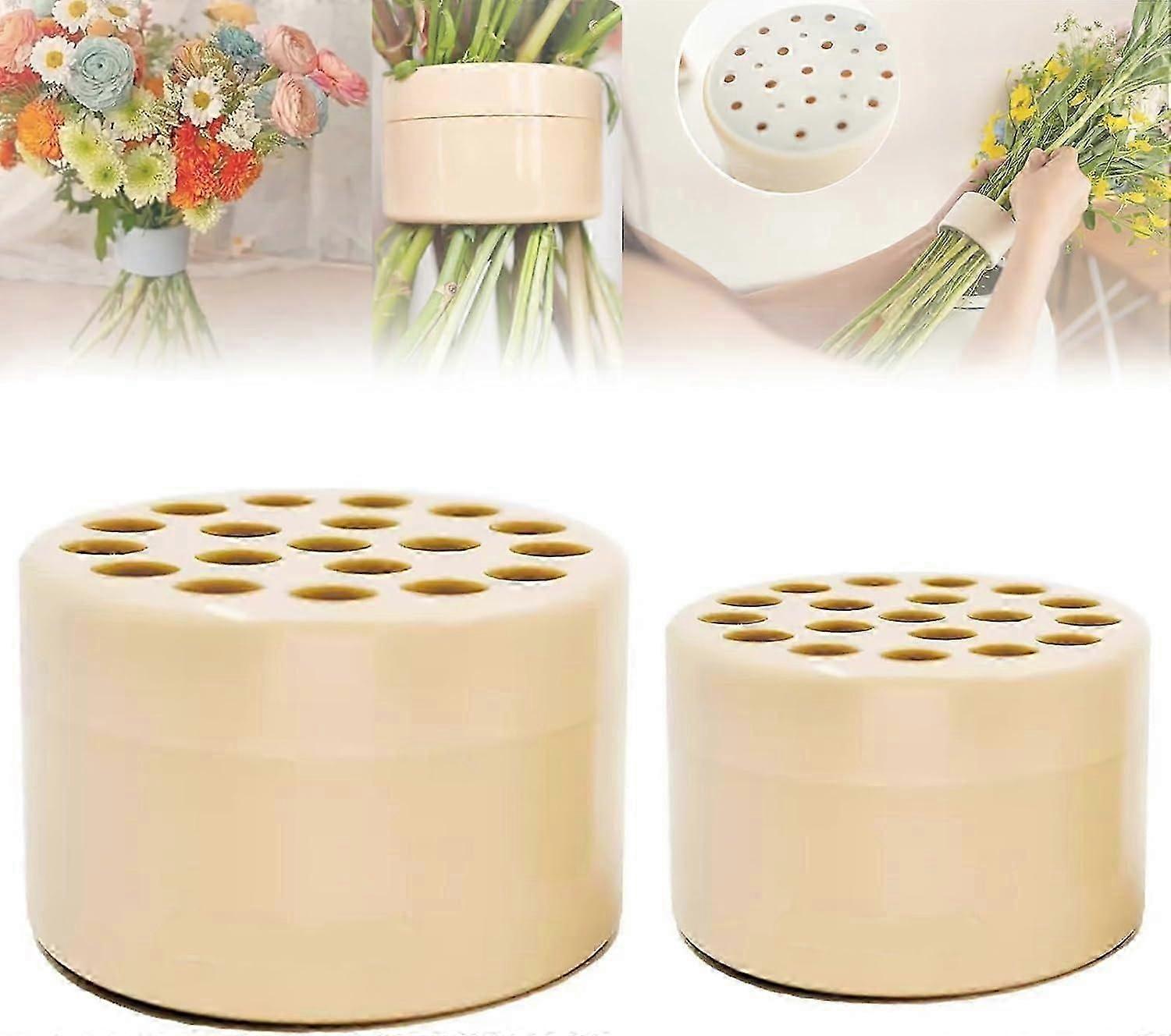 outil de composition florale porte-tige en spirale