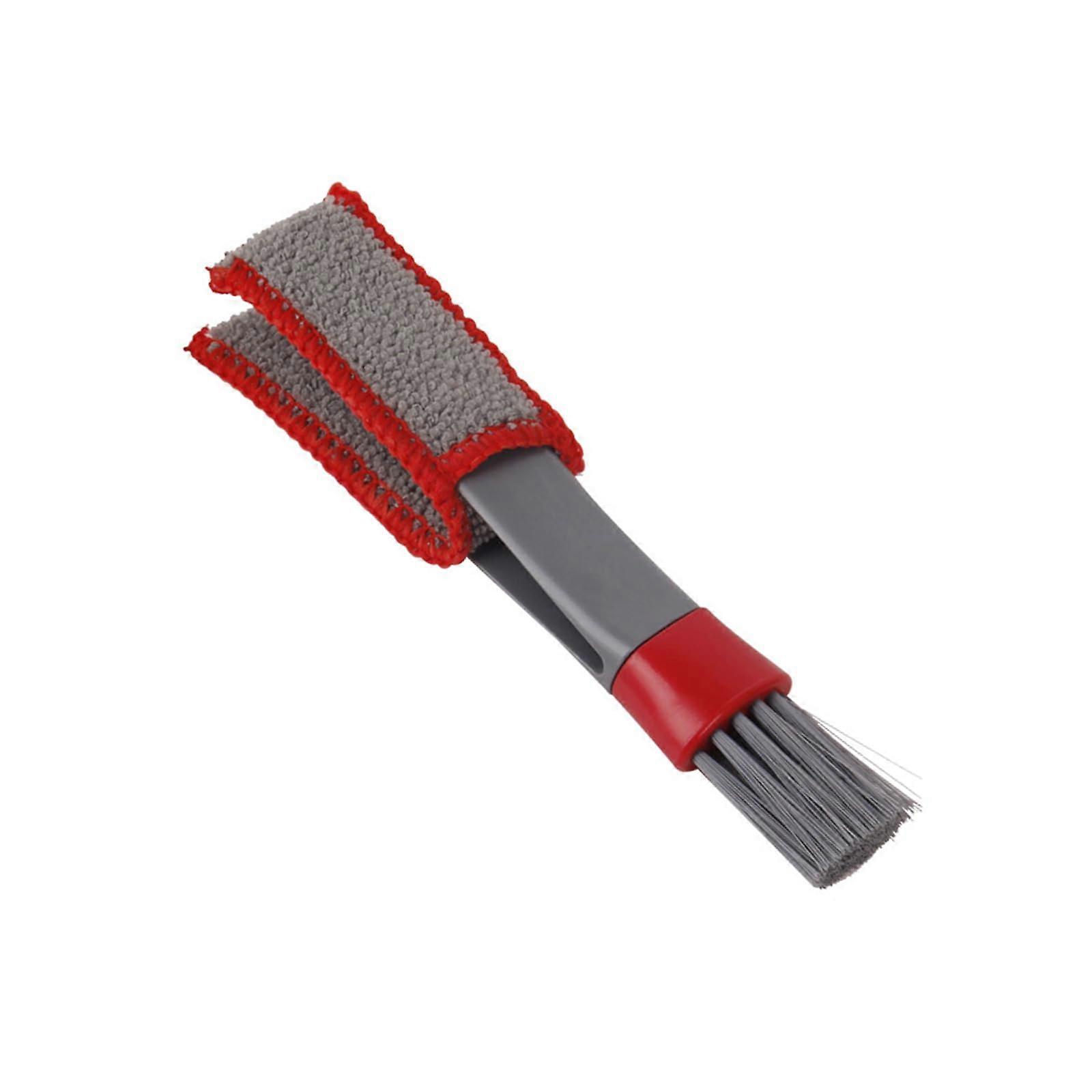 Double Head Car Vent and Keyboard Cleaning Brush for Deep Crevice and MultiSurface Dust Removal