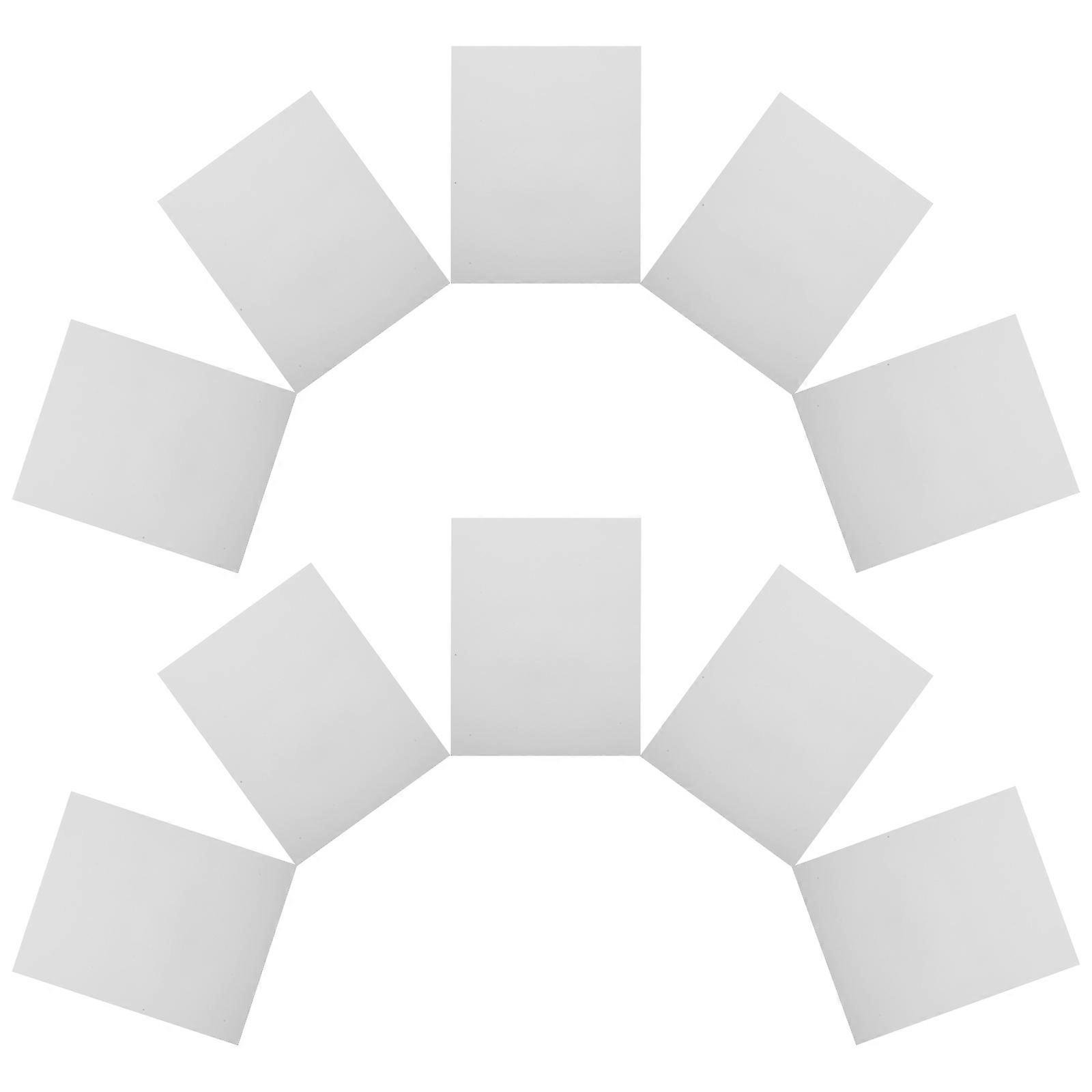 White Foam Board Board Protective Pad for Packaging 10Pcs Craft Material