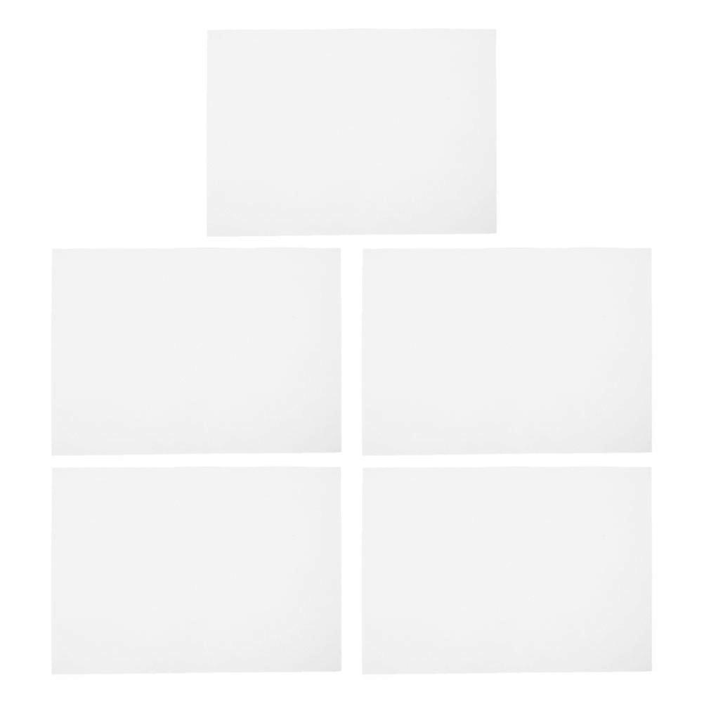 White Eva Craft Foam Sheets for Cosplay 5Pcs Durable Sheet Material