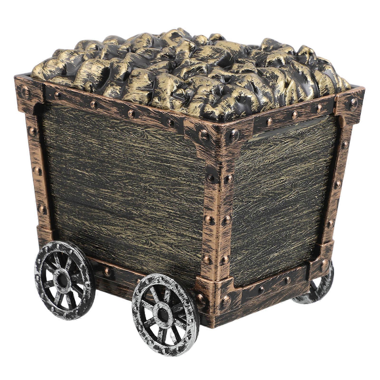 Children's Toy Treasure Box Plastic Mining Cart for 3Pcs Set