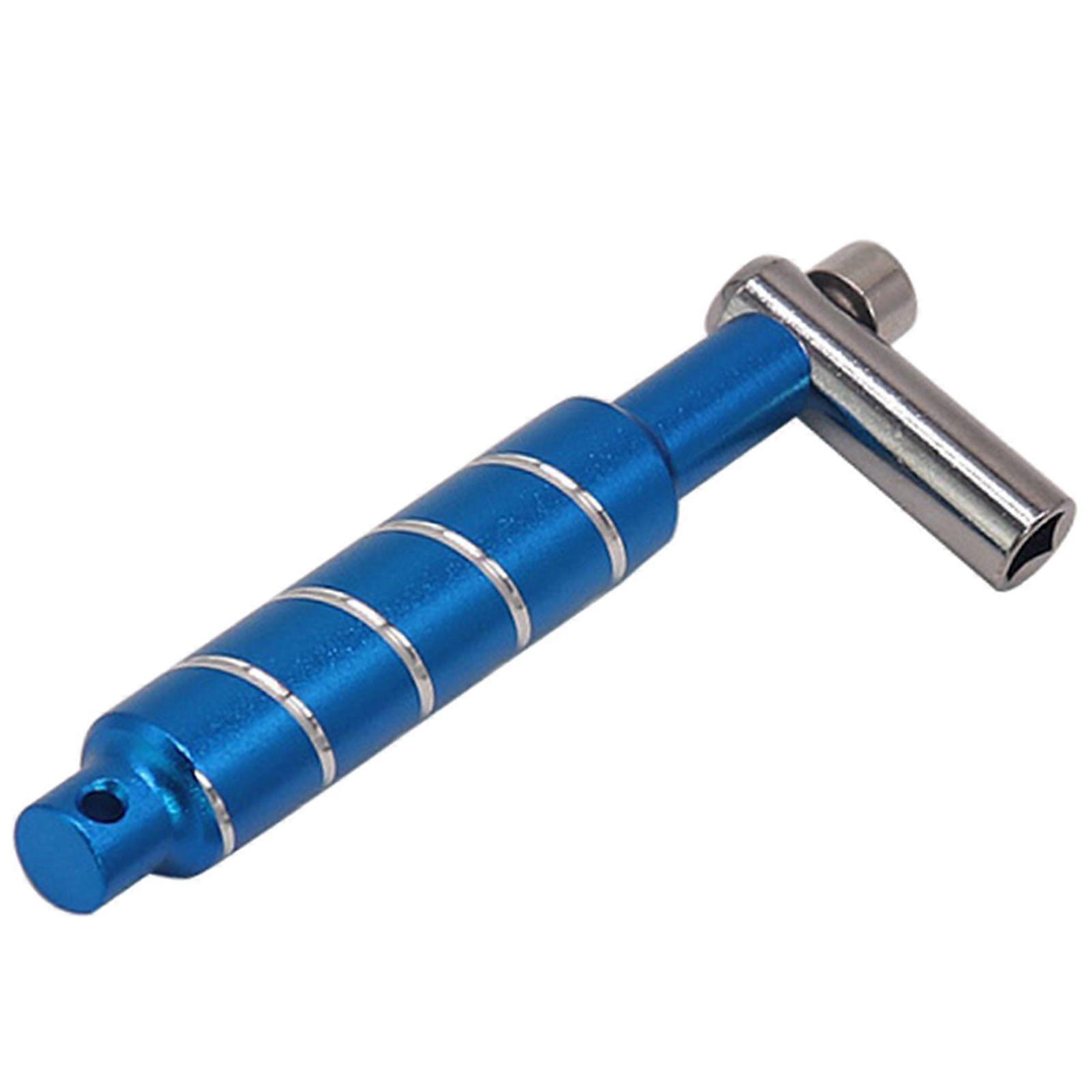 Swivel Drum Tuning Key, Fine Craftsmanships L Shape Tuning Drum Wrench for Marchings Drum Square Screw Key Drum Key  Blue