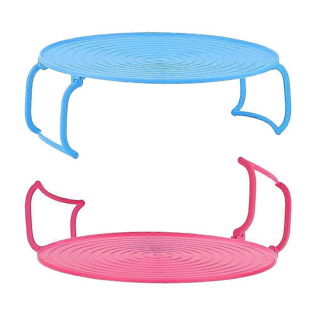 3 in 1 Microwave Plate Stacker with Handle for MultiLevel Cooking and Easy Dual Plate Heating