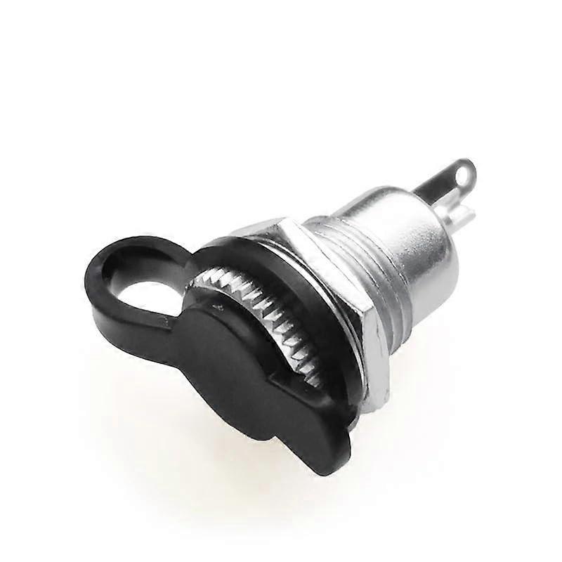 5.5mm x 2.1mm DC Power Jack Socket Female Panel Mount Connector with Durable Metal Interface