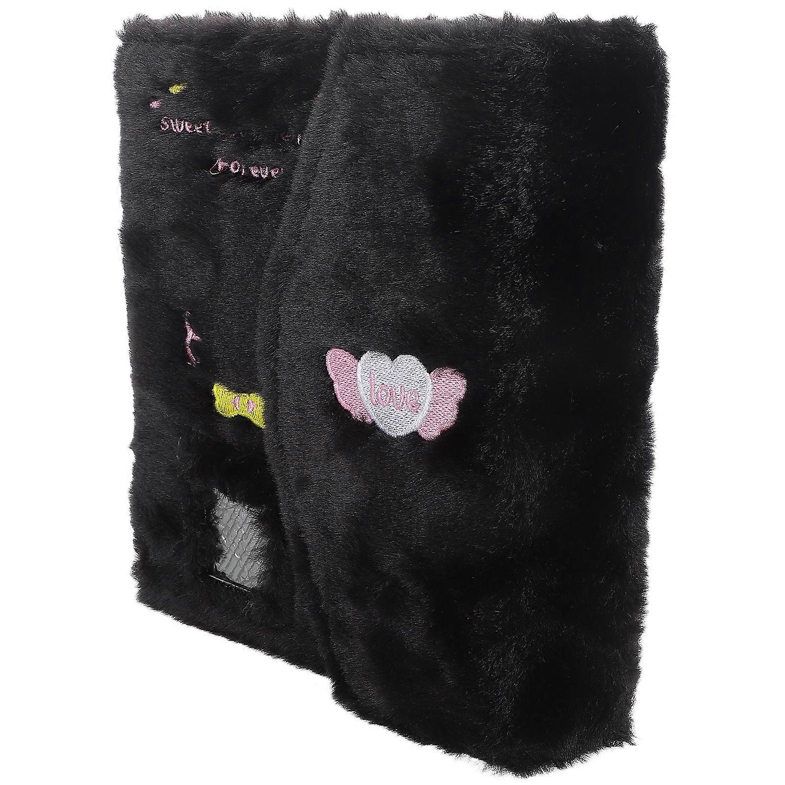 Fluffy Photocard Binder for Photo Organization with Soft Plush Cover 1 Portable