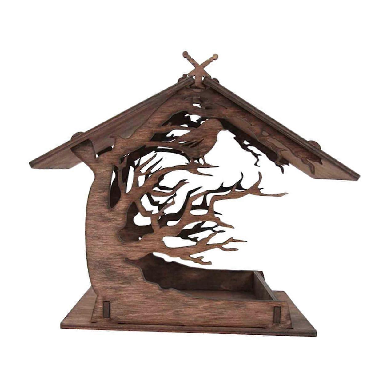 Hanging Bird Feeder with Durable NatureInspired Design, Attractive Garden Decor, Easy Setup