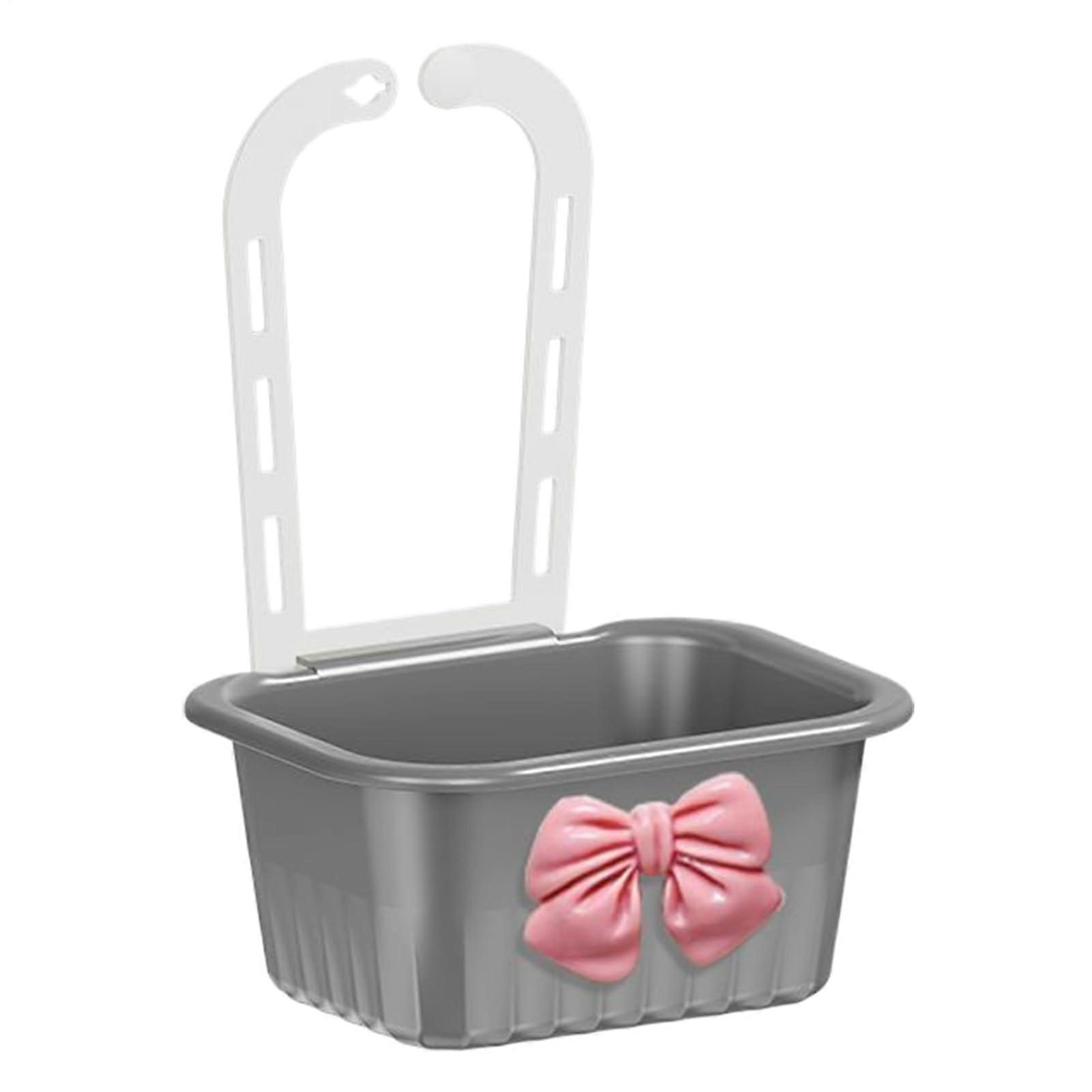 Kitchen Sink Strainer Basket FaucetMounted Design for Fast Drainage Kitchen Bathroom Use Grey