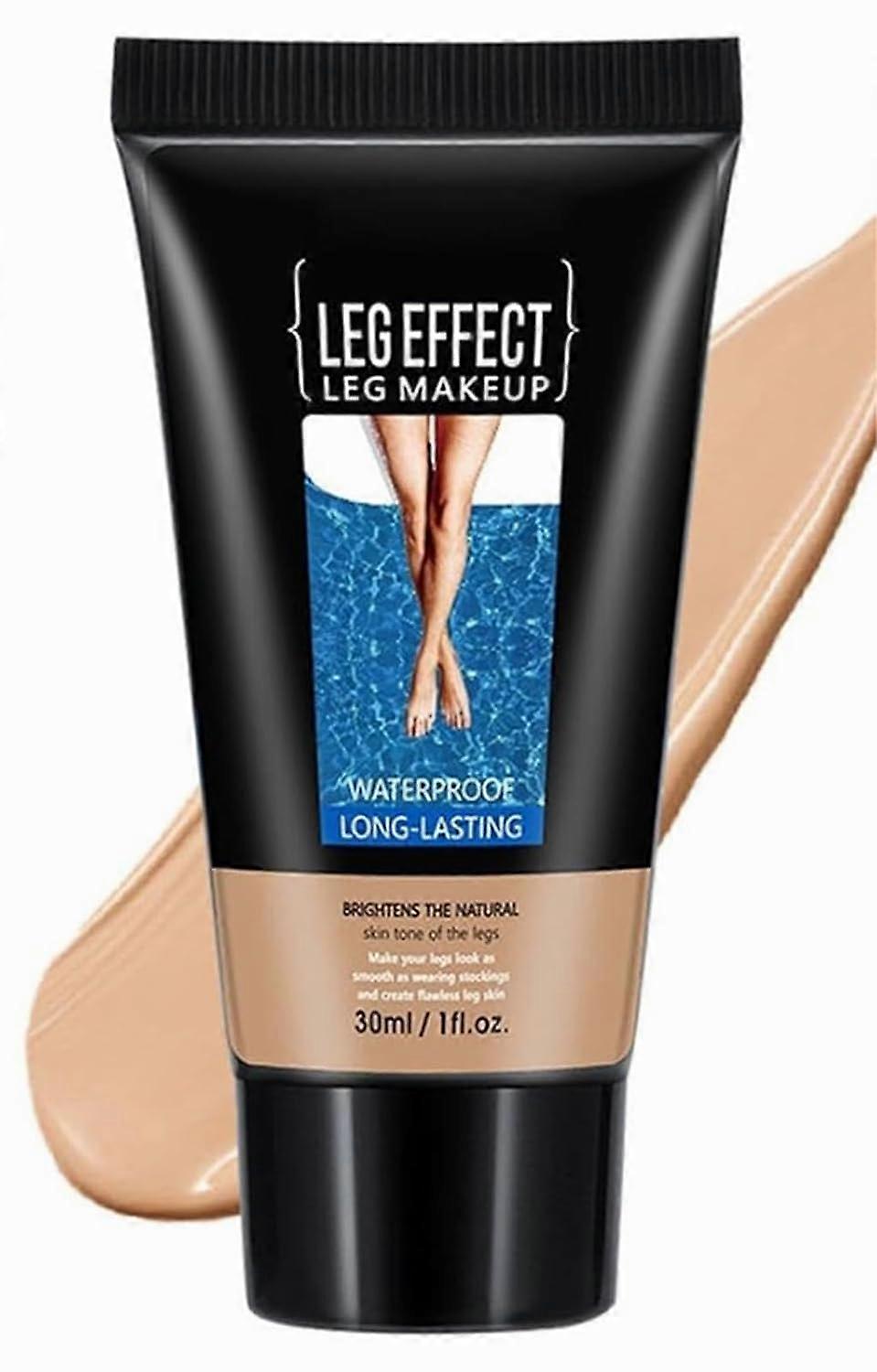 Waterproof Leg Makeup Medium Glow with 24H Coverage, No Transfer Body Concealer for Scars