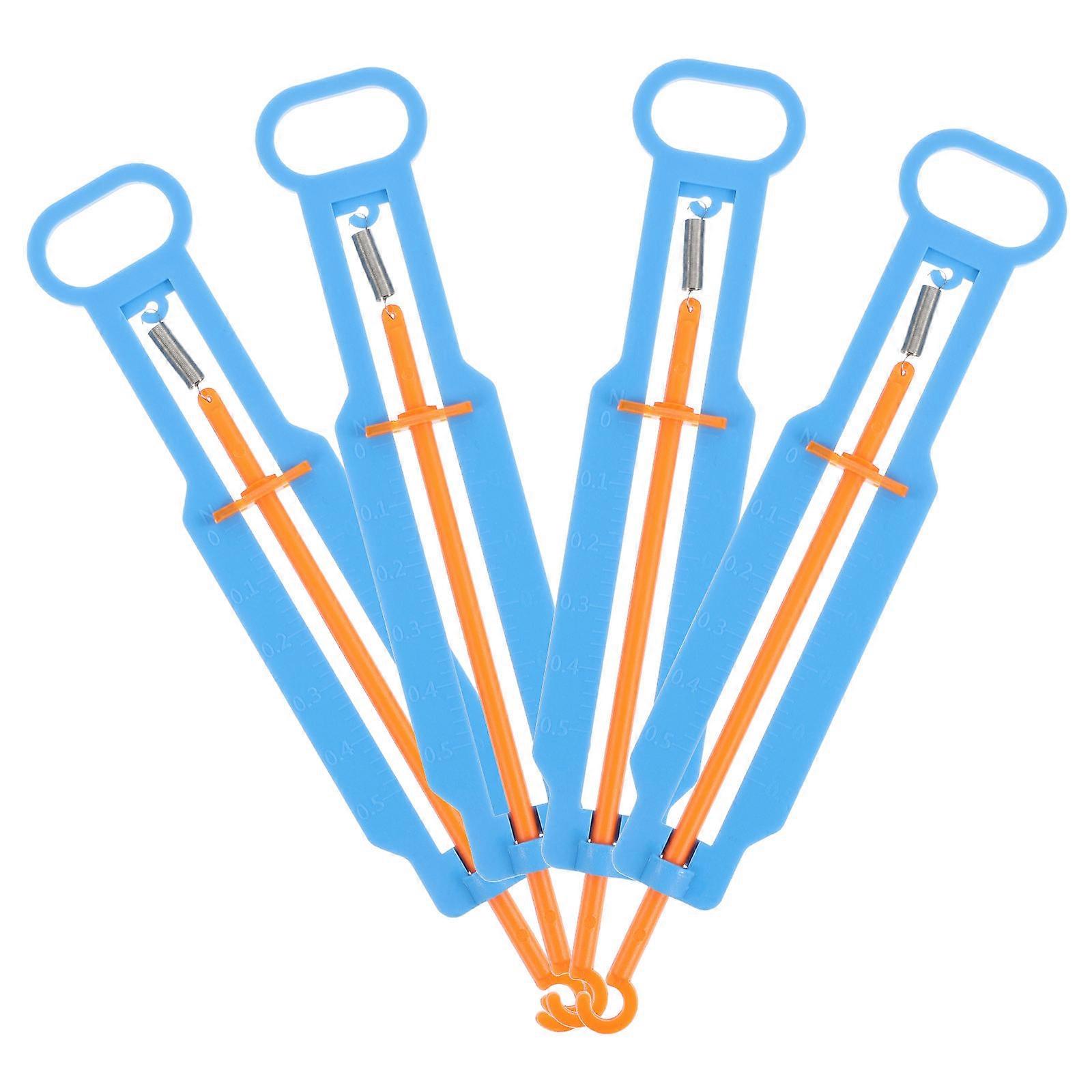 Spring Scale DIY Spring Balance Scale for Kids 4Sets Plastic Educational Tool